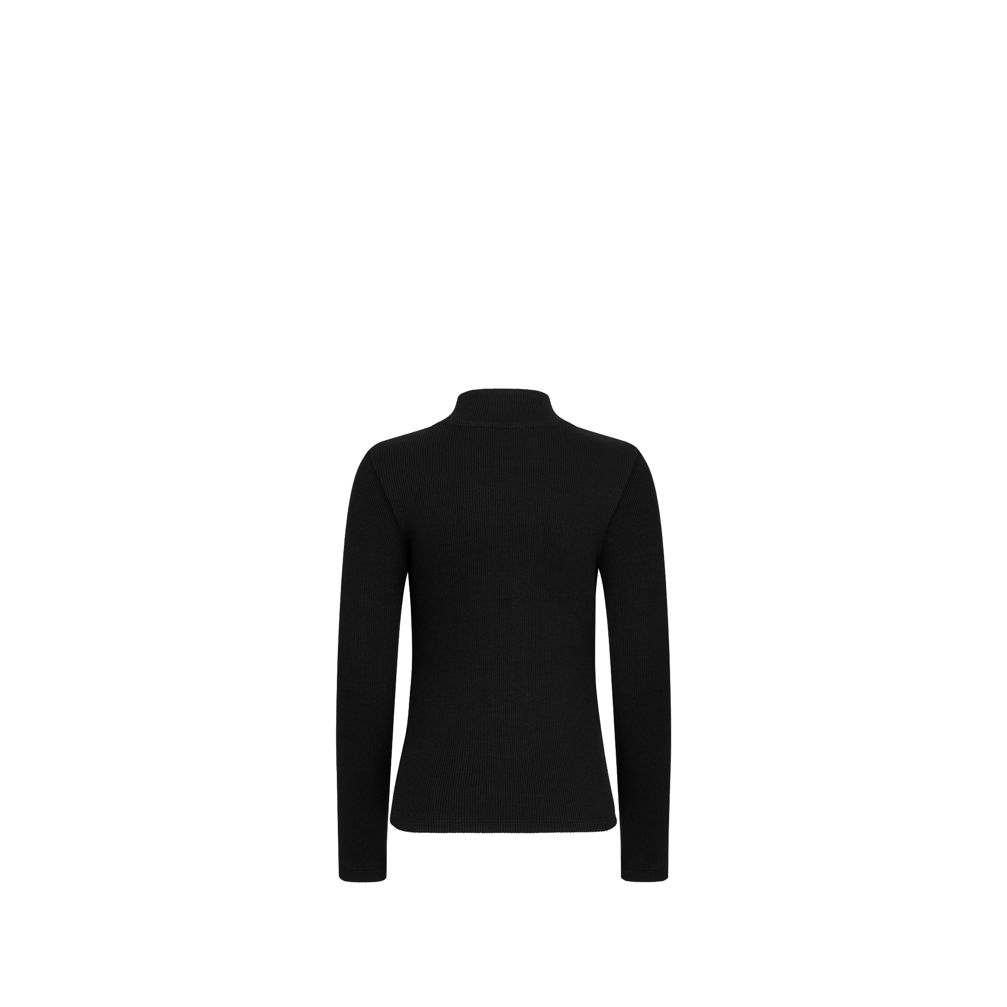 Camiseta de manga larga Dior Kids  Punto acanalado de algodón negro E08