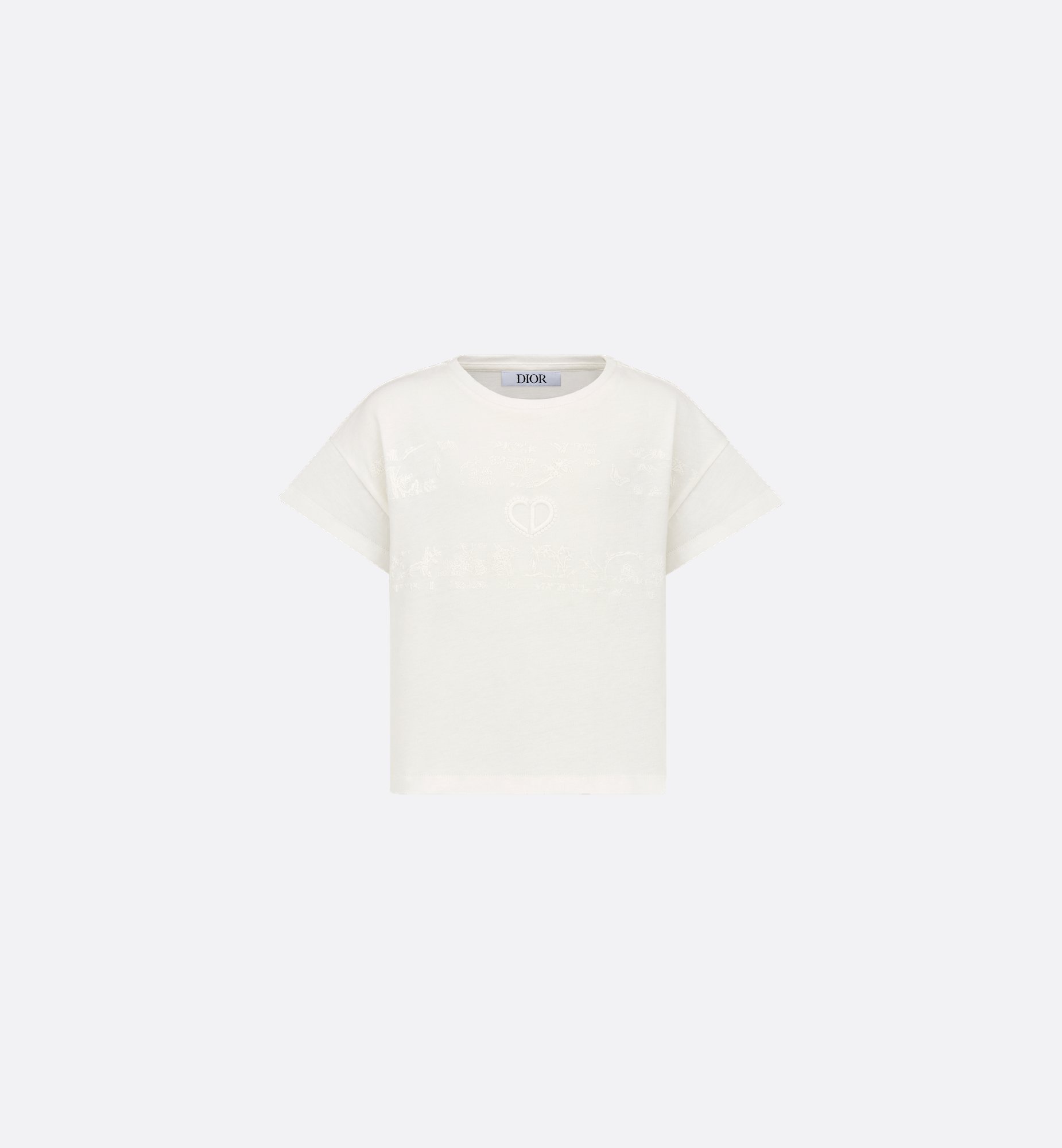 Kids' Shirt Ivory Toile de Jouy Cotton Poplin | DIOR Kids' Shirt Ivory Toile de Jouy Cotton Poplin | DIOR