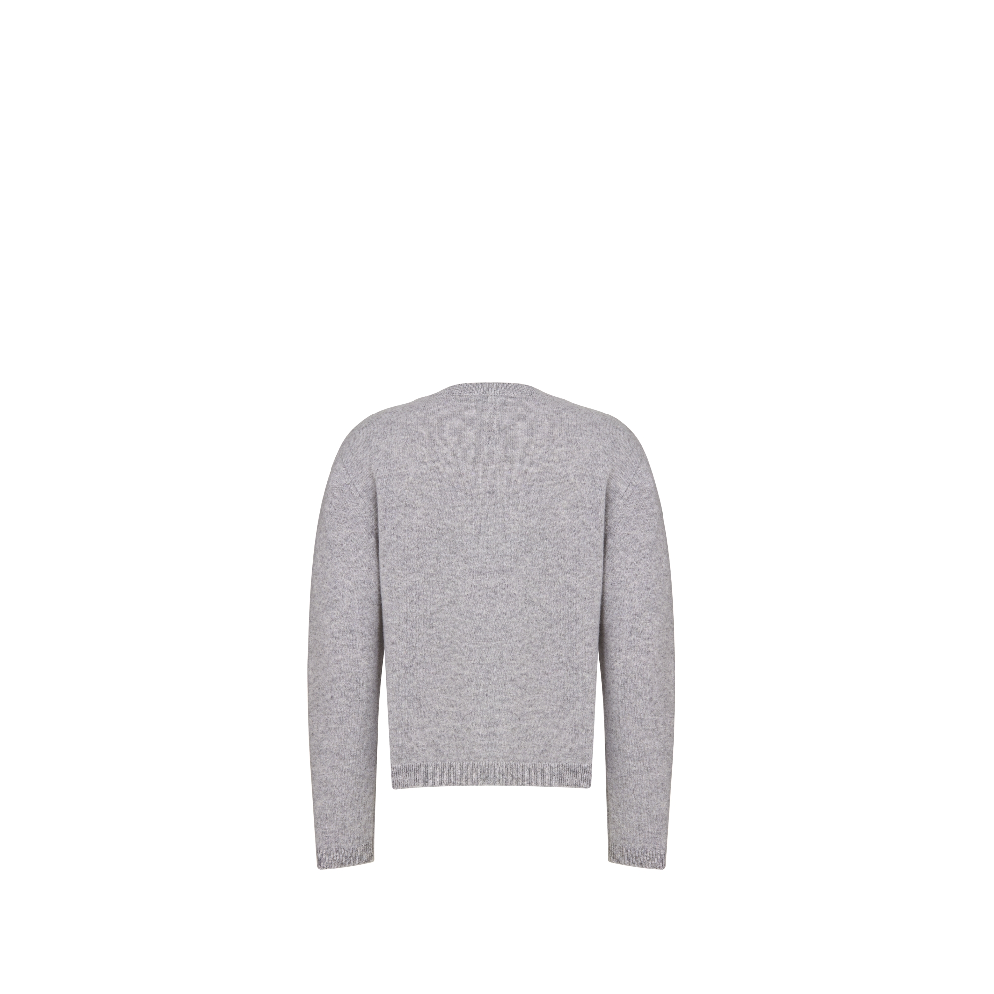 Kids' Cardigan Gray Wool and Cashmere Knit E08