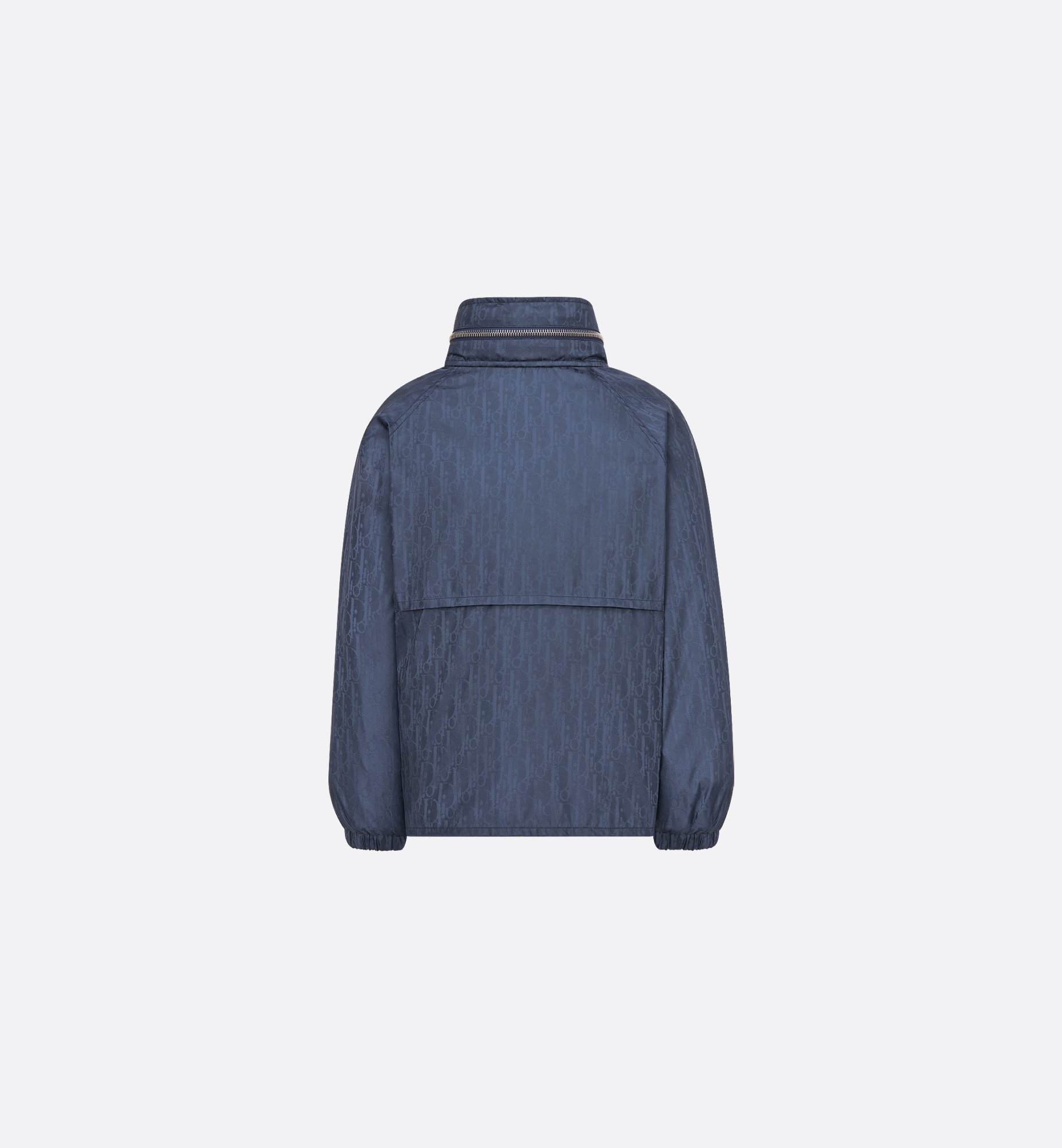 Kids' Hooded Windbreaker Navy Blue Dior Oblique Water Kids' Hooded Windbreaker Navy Blue Dior Oblique Water