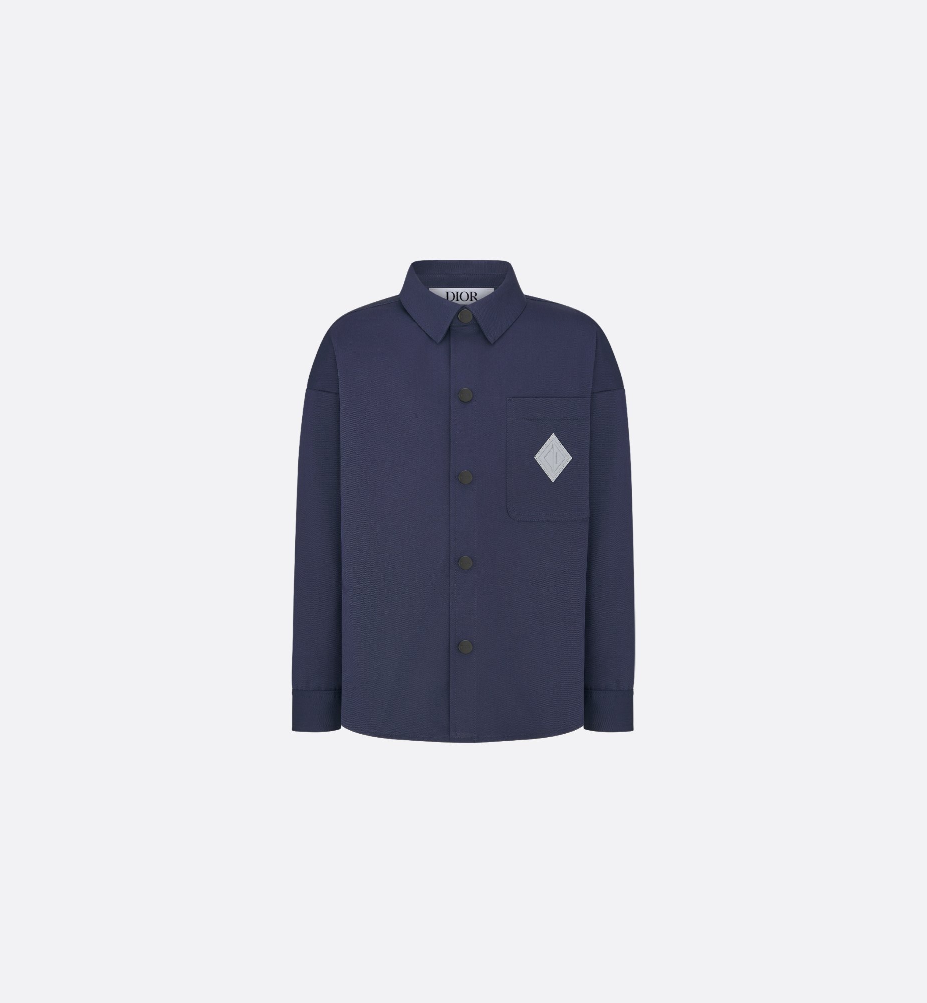 Kids' Overshirt Navy Blue Cotton | DIOR Kids' Overshirt Navy Blue Cotton | DIOR