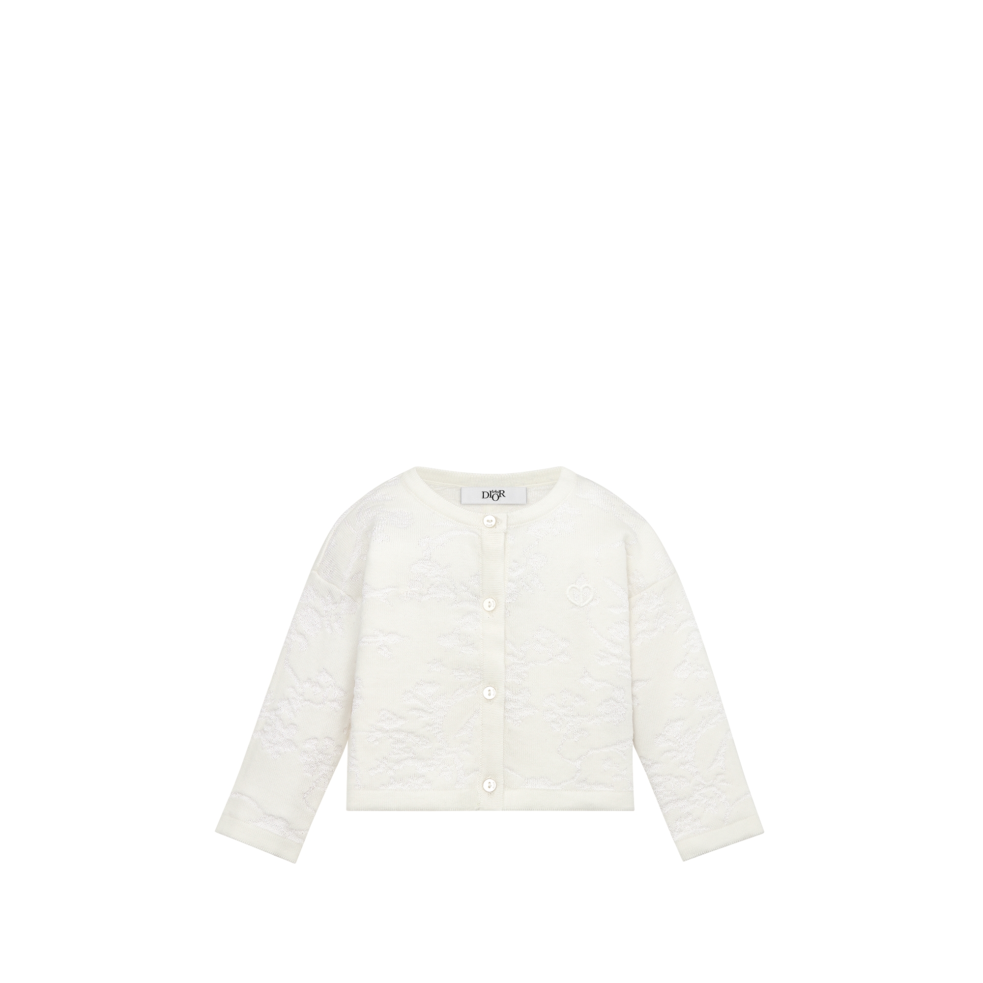 Cardigan Pailleté Didi Vert/beige Broderies - Taille M - Occasion Très Bon état
