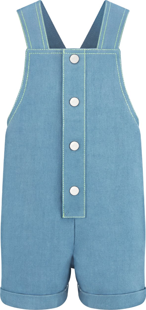 Salopette per neonati Gabardine di cotone blu DIOR