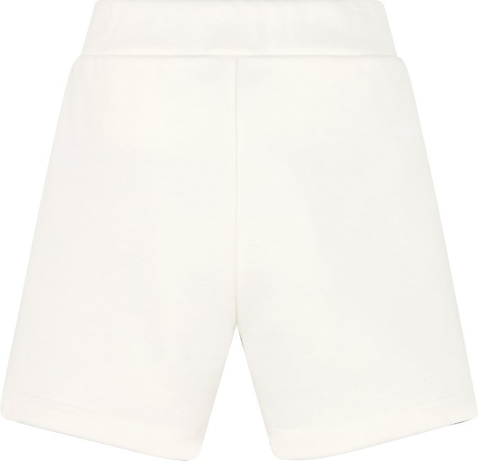 Baby Track Shorts Ivory Cotton Fleece DIOR