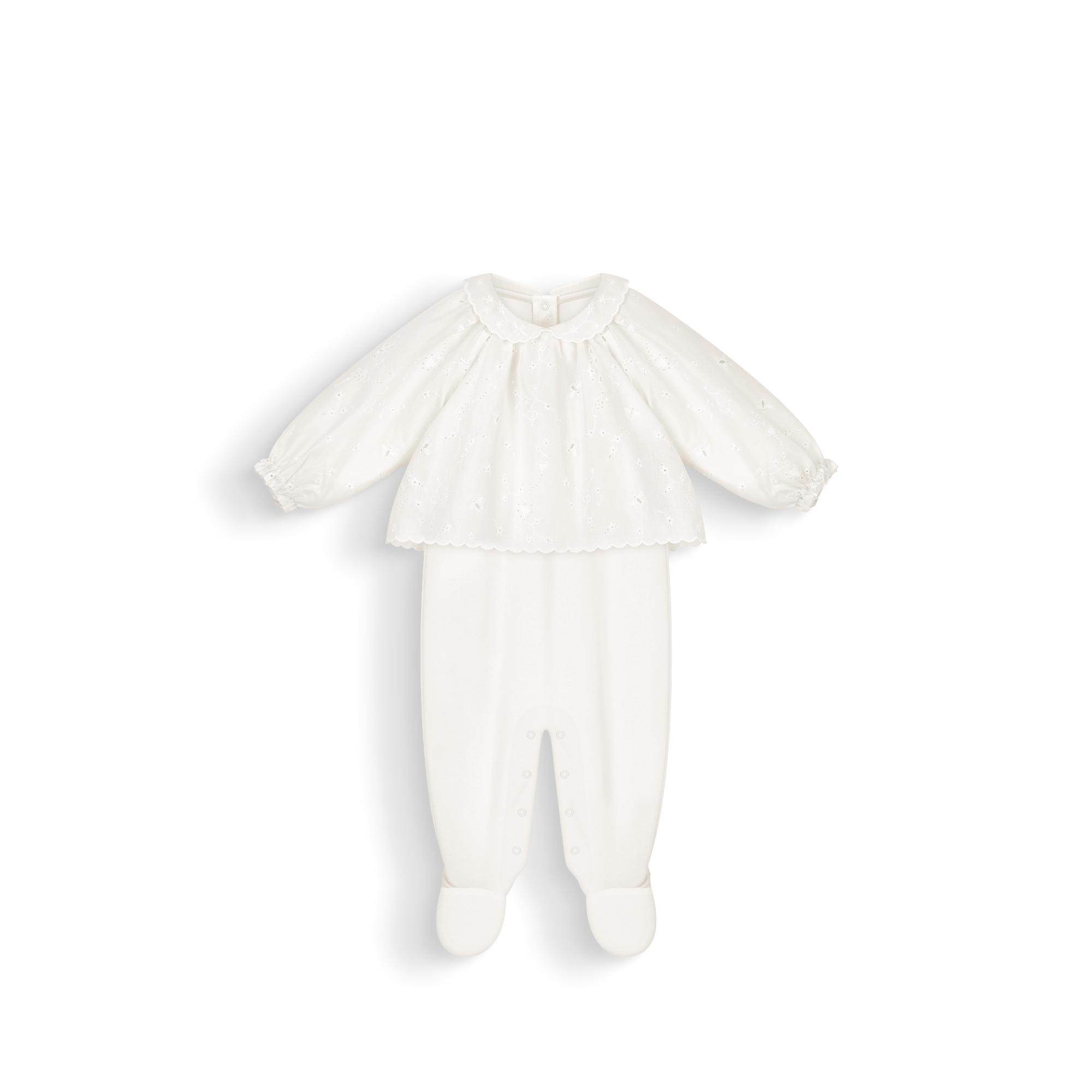 Newborn Gift Set Ivory Jersey and Cotton Voile E02