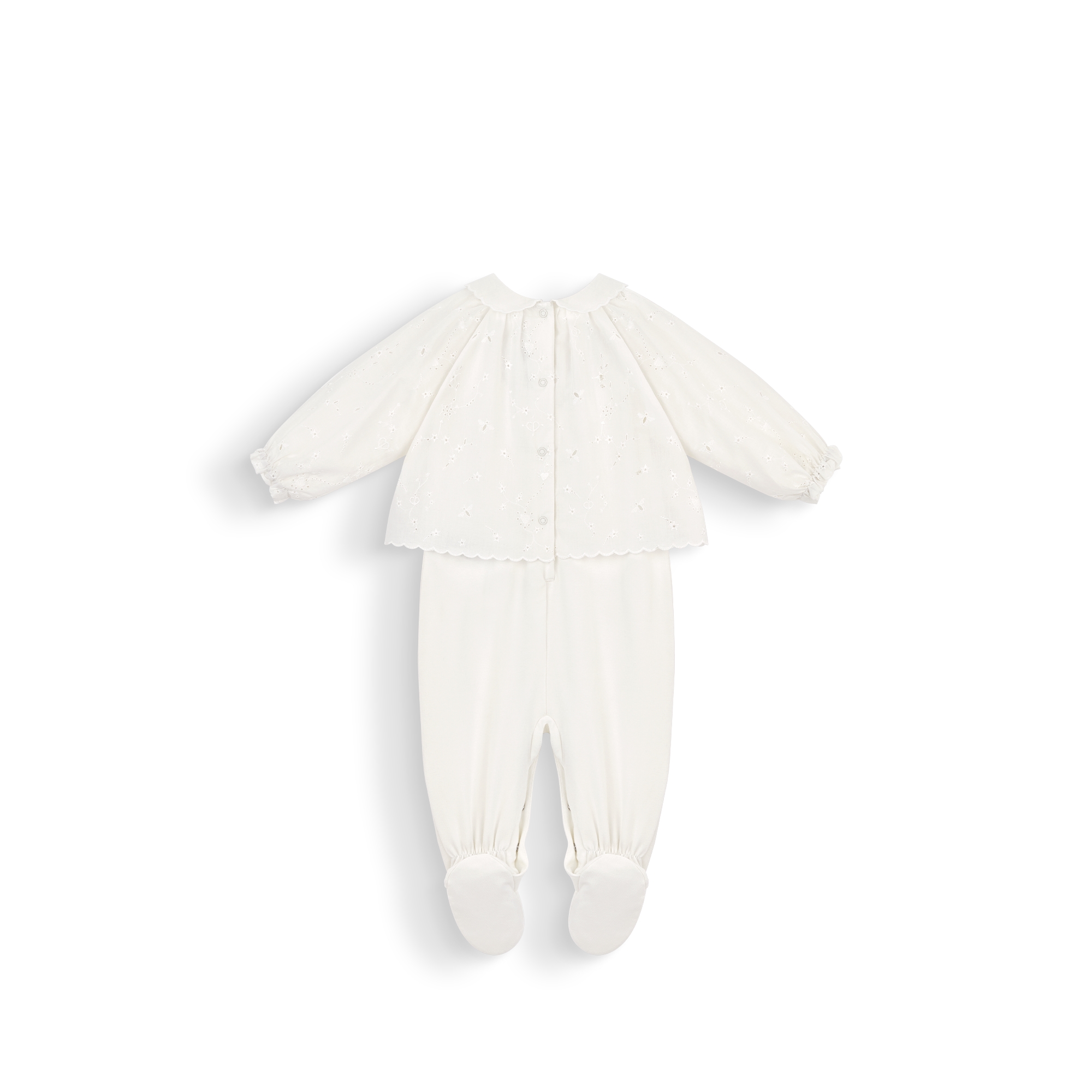 Newborn Gift Set Ivory Jersey and Cotton Voile E03