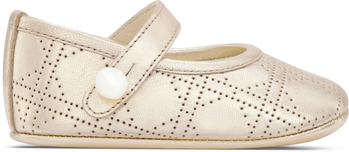 Gold baby slippers on sale