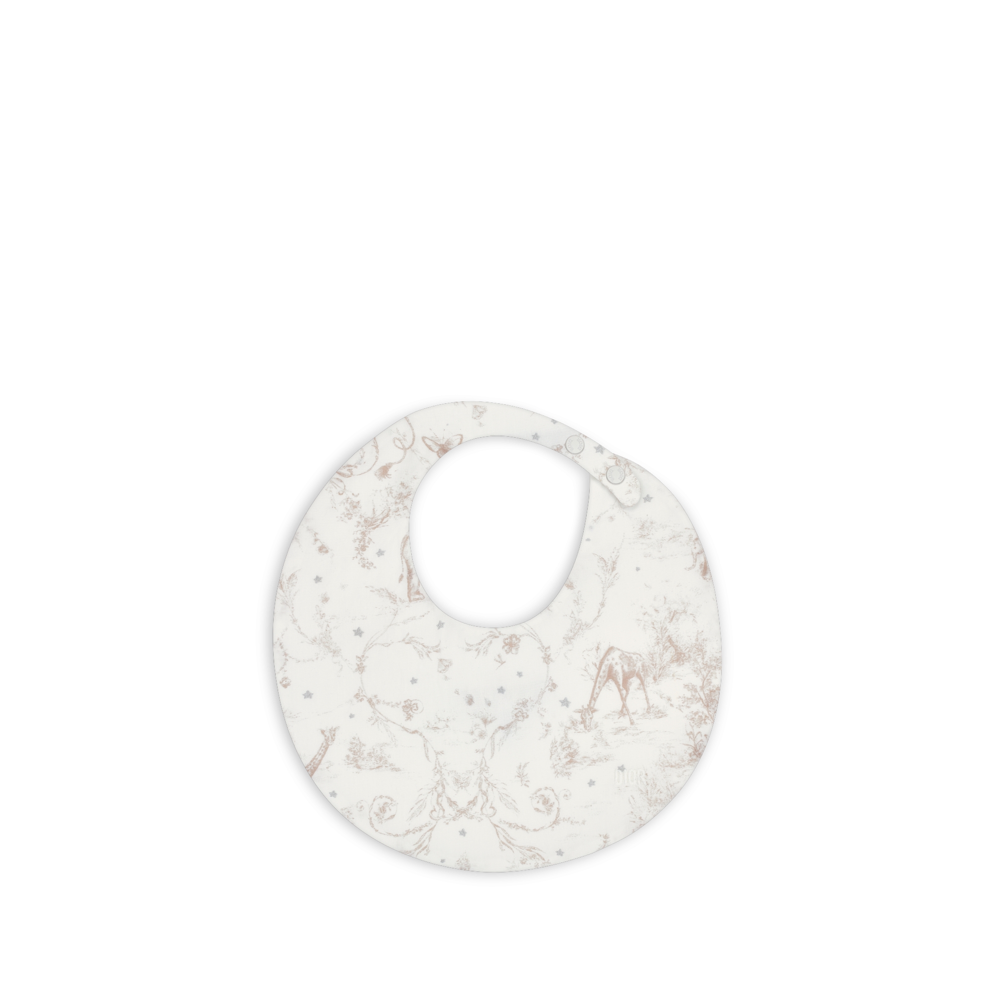 Newborn Gift Set Ivory Jersey and Cotton Poplin with Beige Toile de Jouy Print and Silver-Tone Stars E04