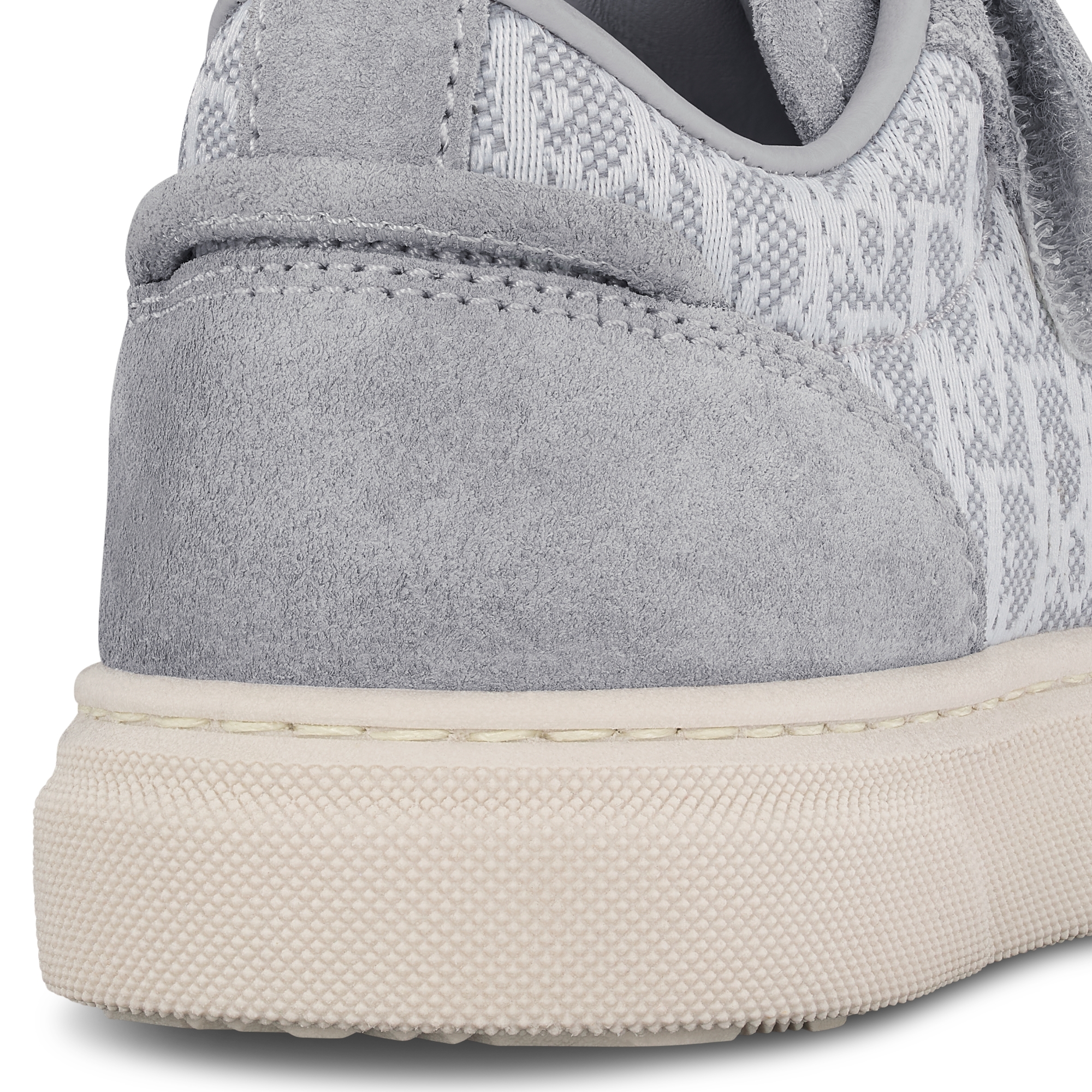 Baby B33 Spin Low-Top Sneaker Gray Dior Oblique Jacquard and Gray Suede E09