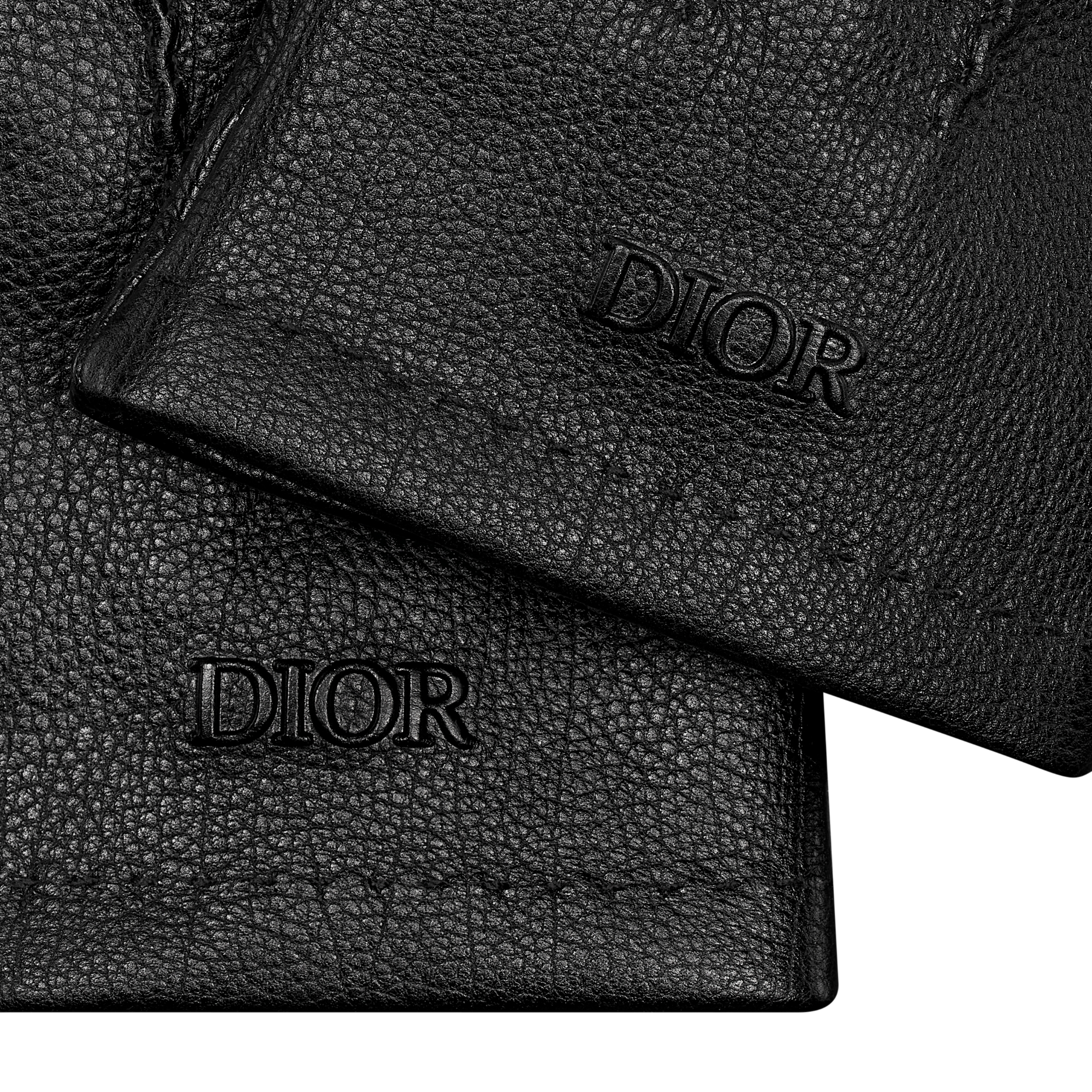 Guanti Dior Privé Pelle di vitello Dior Icons nera E09
