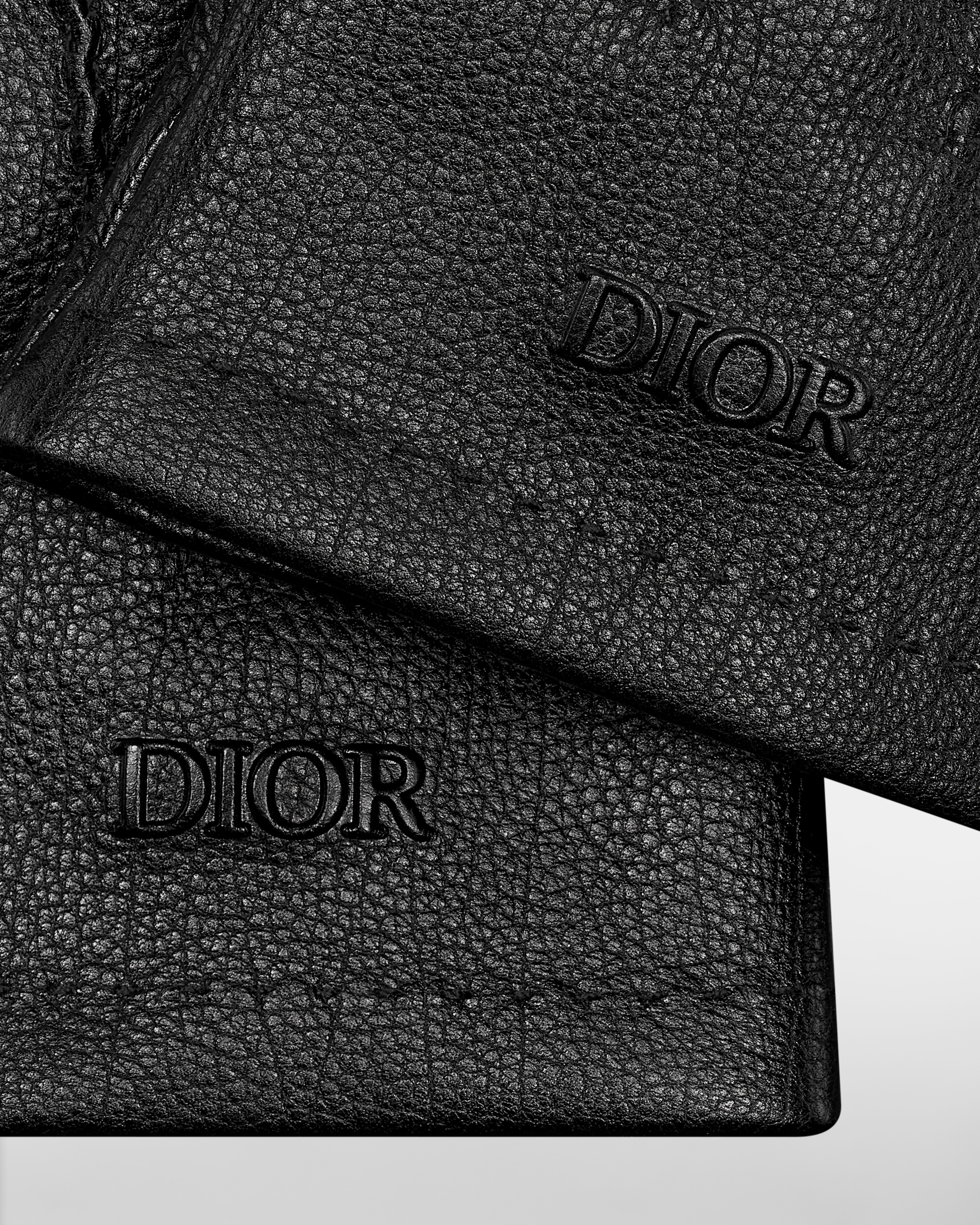 Gants Dior Privé Cuir de veau Dior Icons noir E09