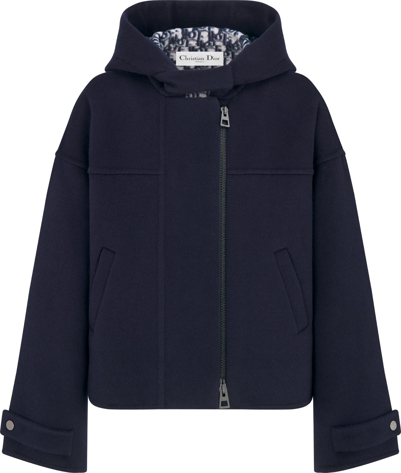 Zipped Peacoat with Hood aria_woman_viewcode_e01
