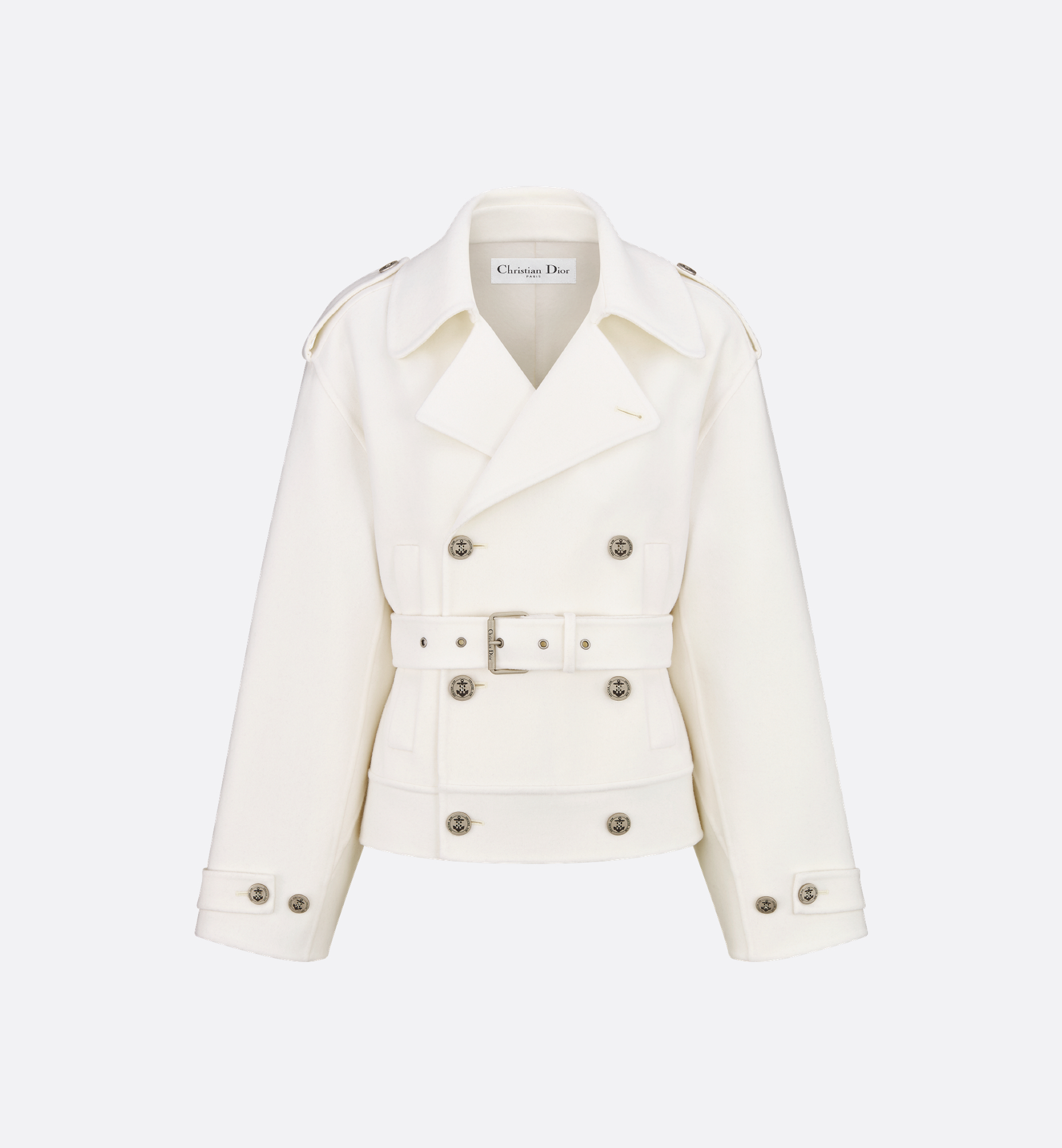 DIOR | オーバーサイズ ベルト付き ピーコート ダブルフェース DIOR | オーバーサイズ ベルト付き ピーコート ダブルフェース