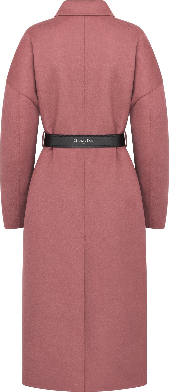 Long Belted Coat Back view