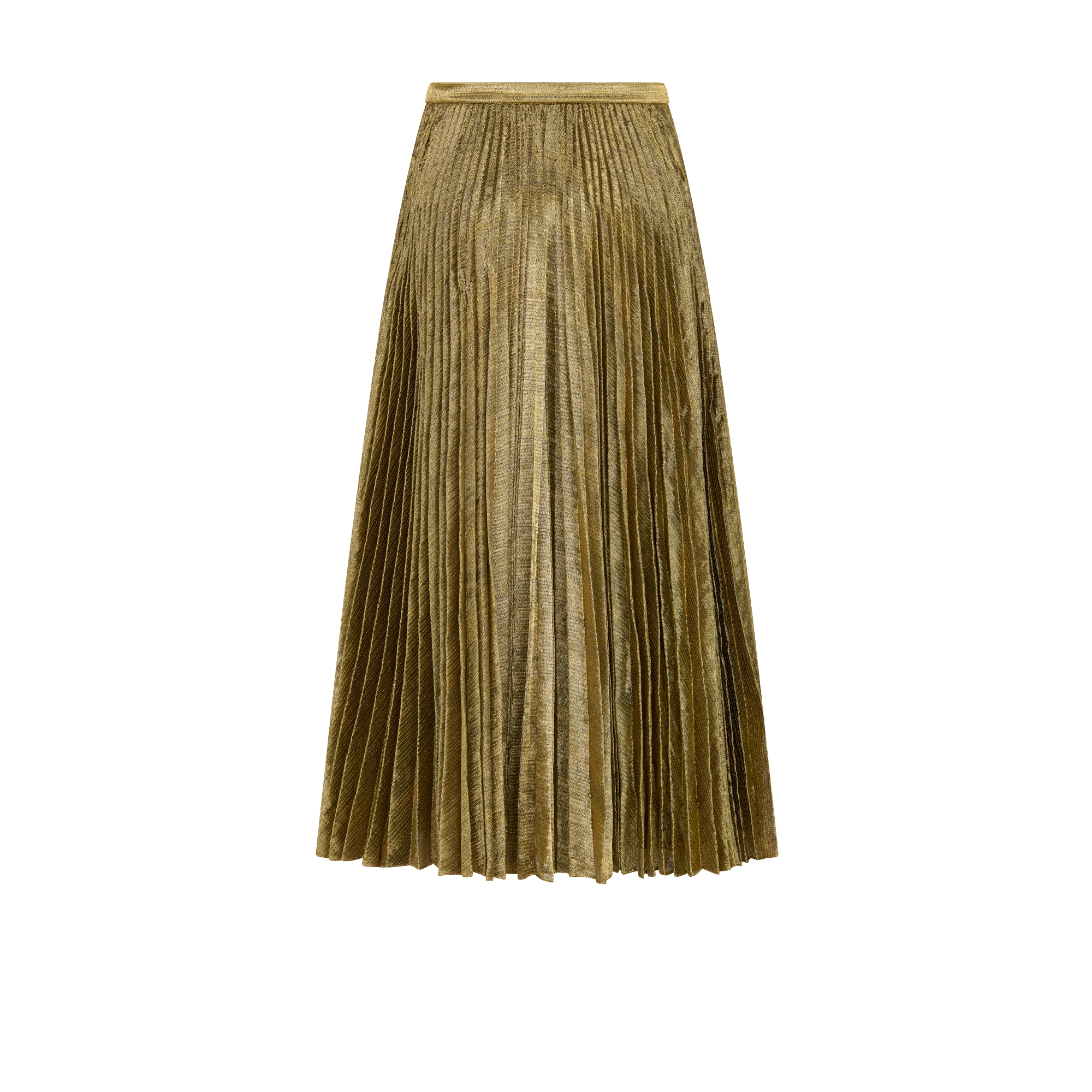 Dior Or Mid-Length Pleated Skirt