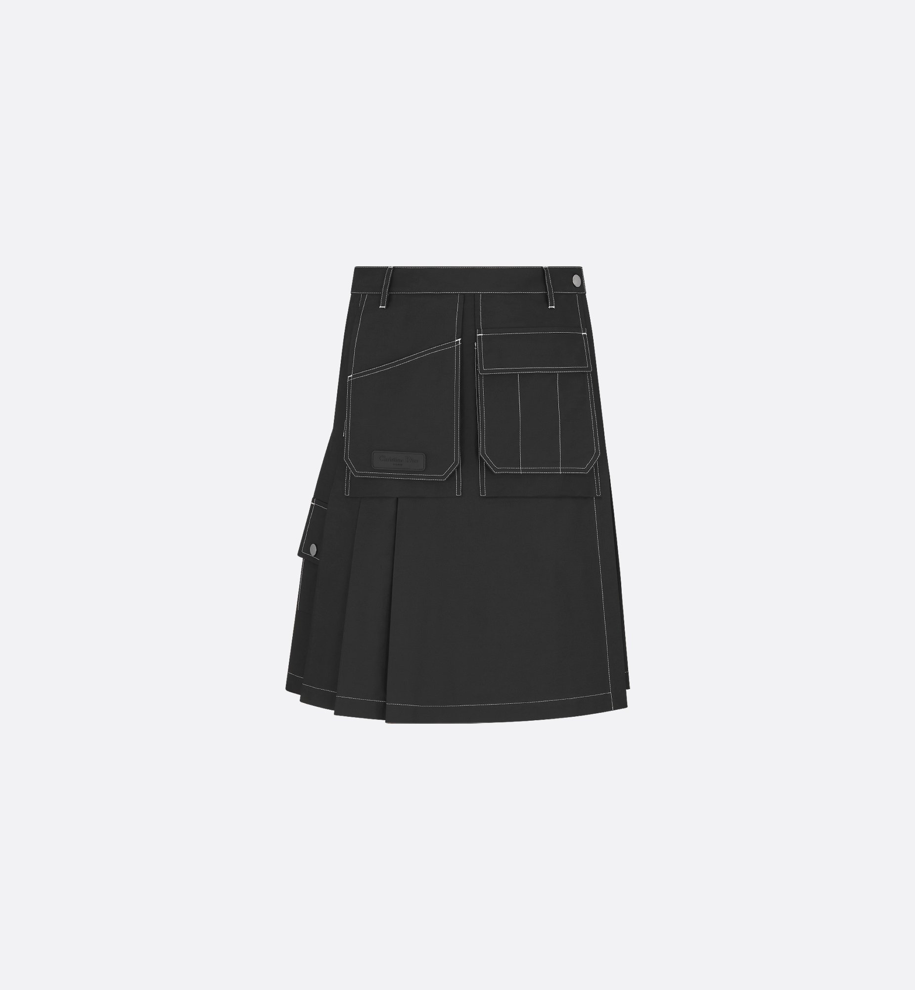 DIOR | プリーツ ラップスカート コットンギャバジン DIOR | プリーツ ラップスカート コットンギャバジン