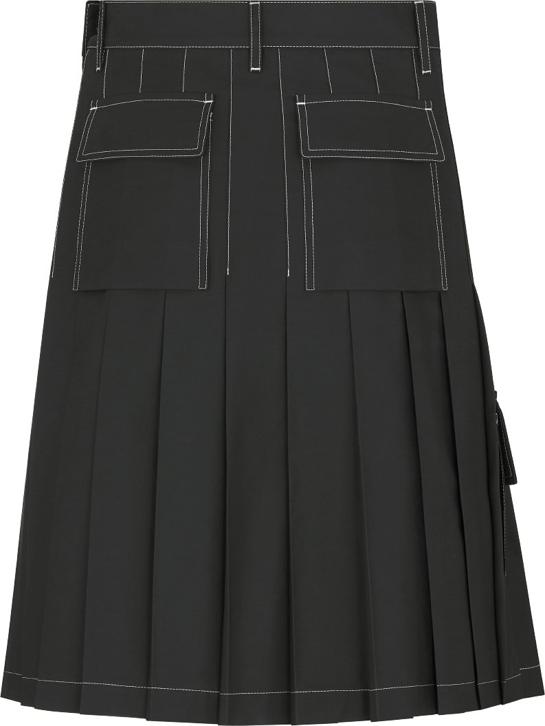 Jupe Plissée COSTUME NATIONAL - Coton/Soie - Taille 40 (FR) / 44 (IT) - NEUVE Avec étiquettes