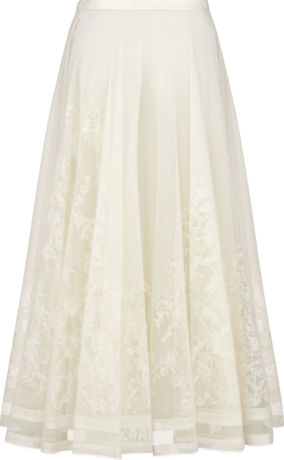 Flared Mid-Length Skirt Back view
