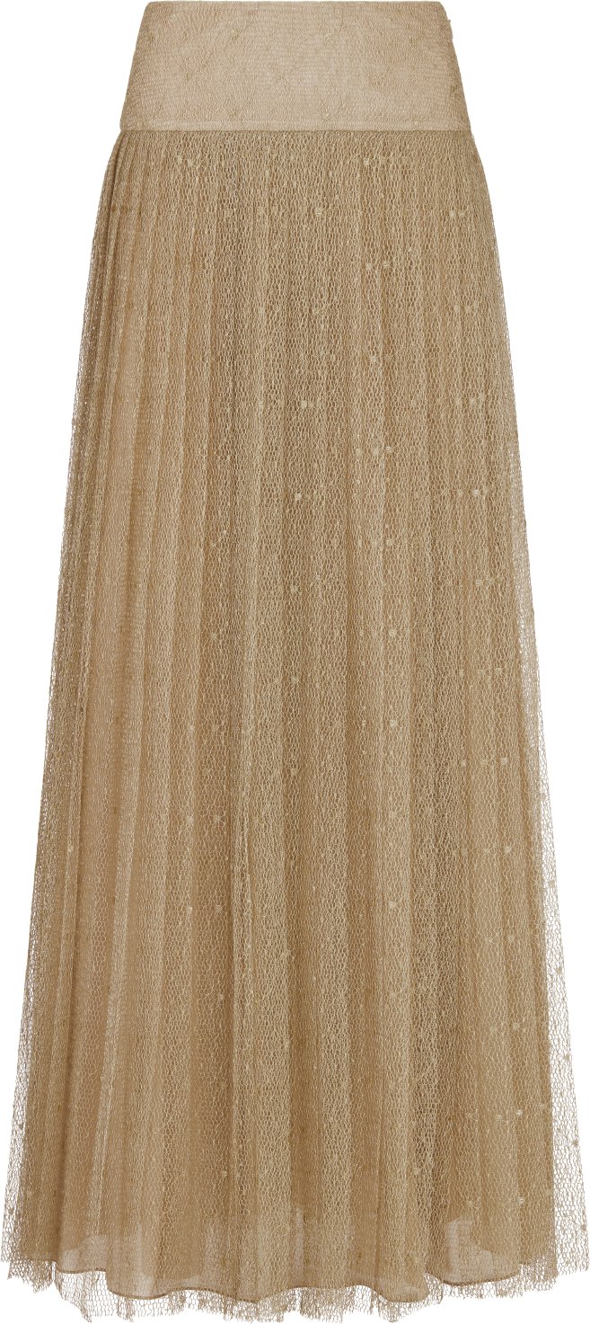 Langer Dior Or Faltenrock aria_woman_viewcode_e01