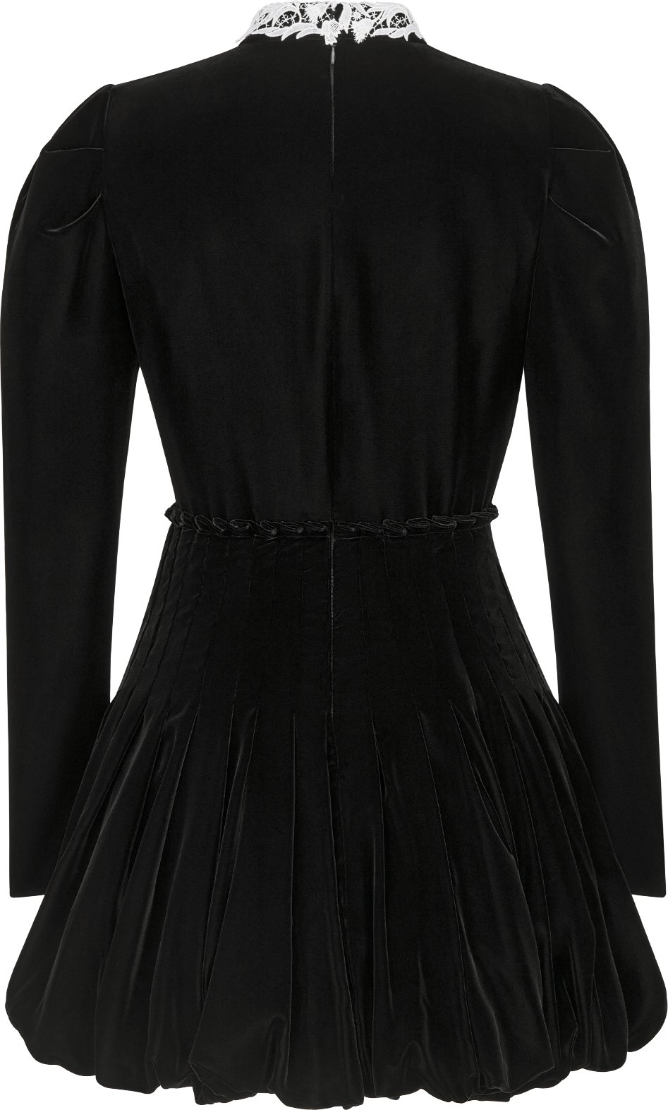 Short Flared Dress Back view