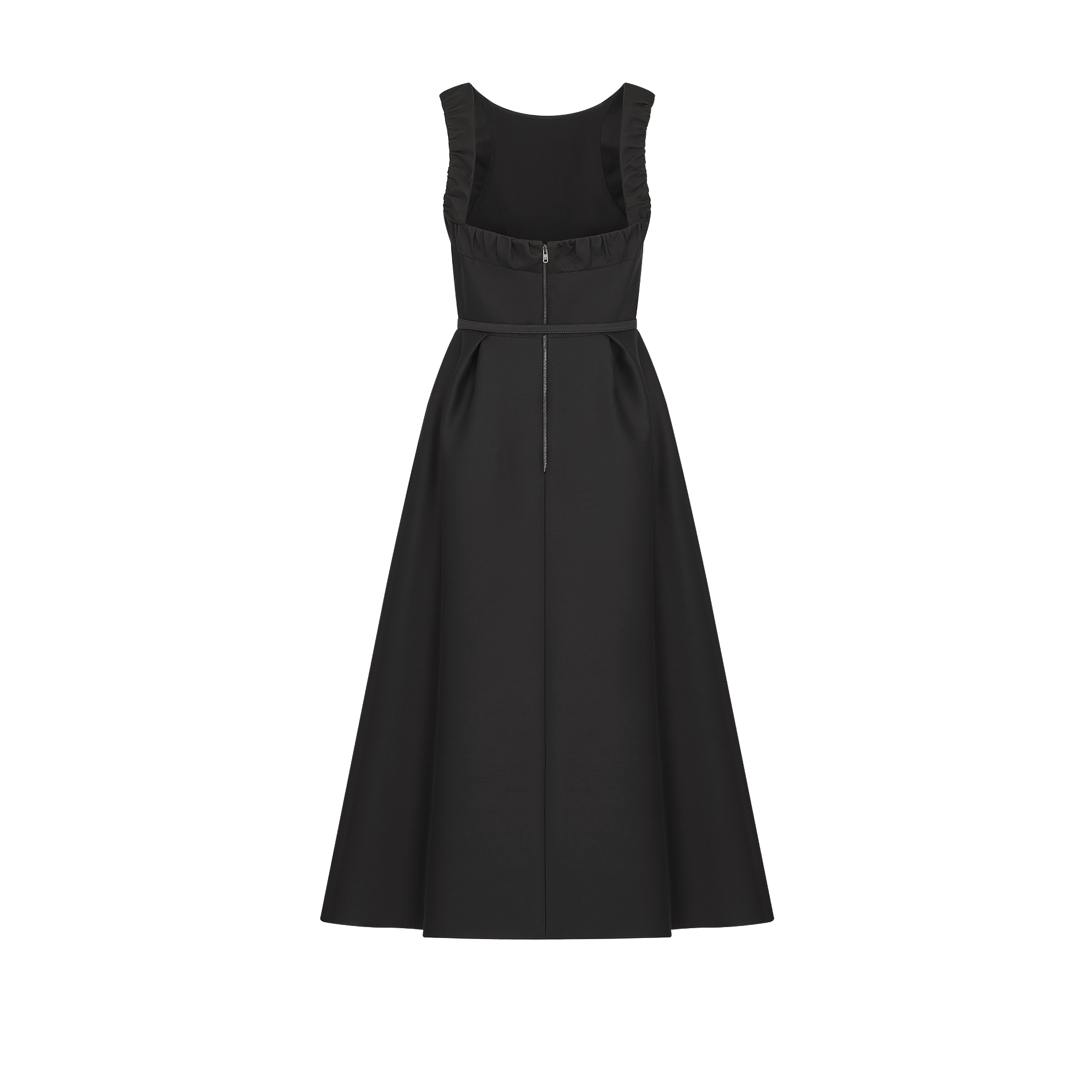 Flared Mid-Length Dress