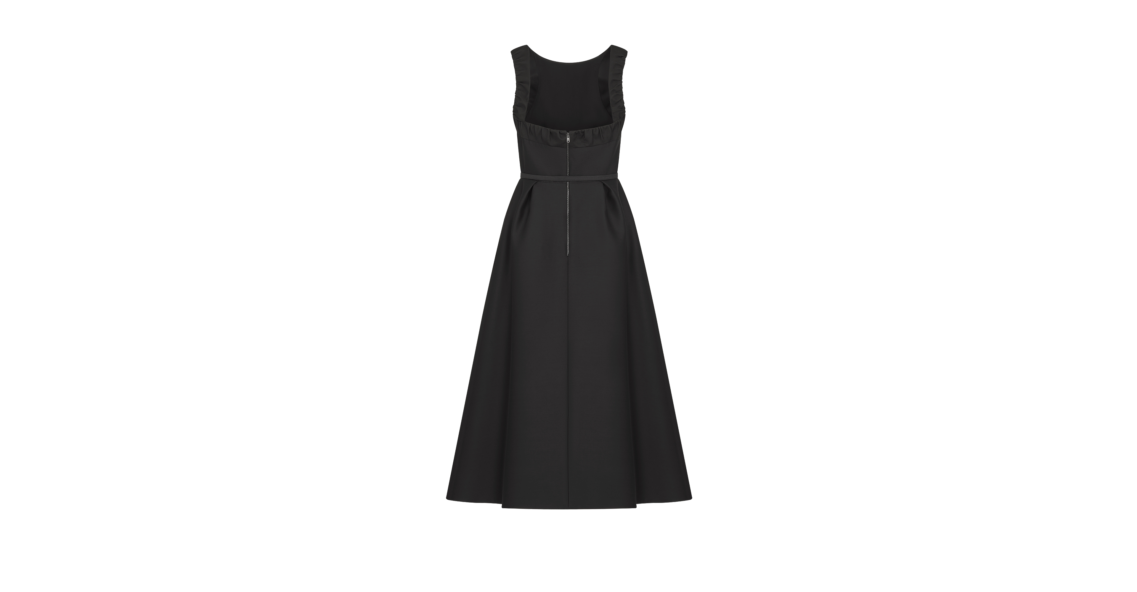 Flared Mid-Length Dress