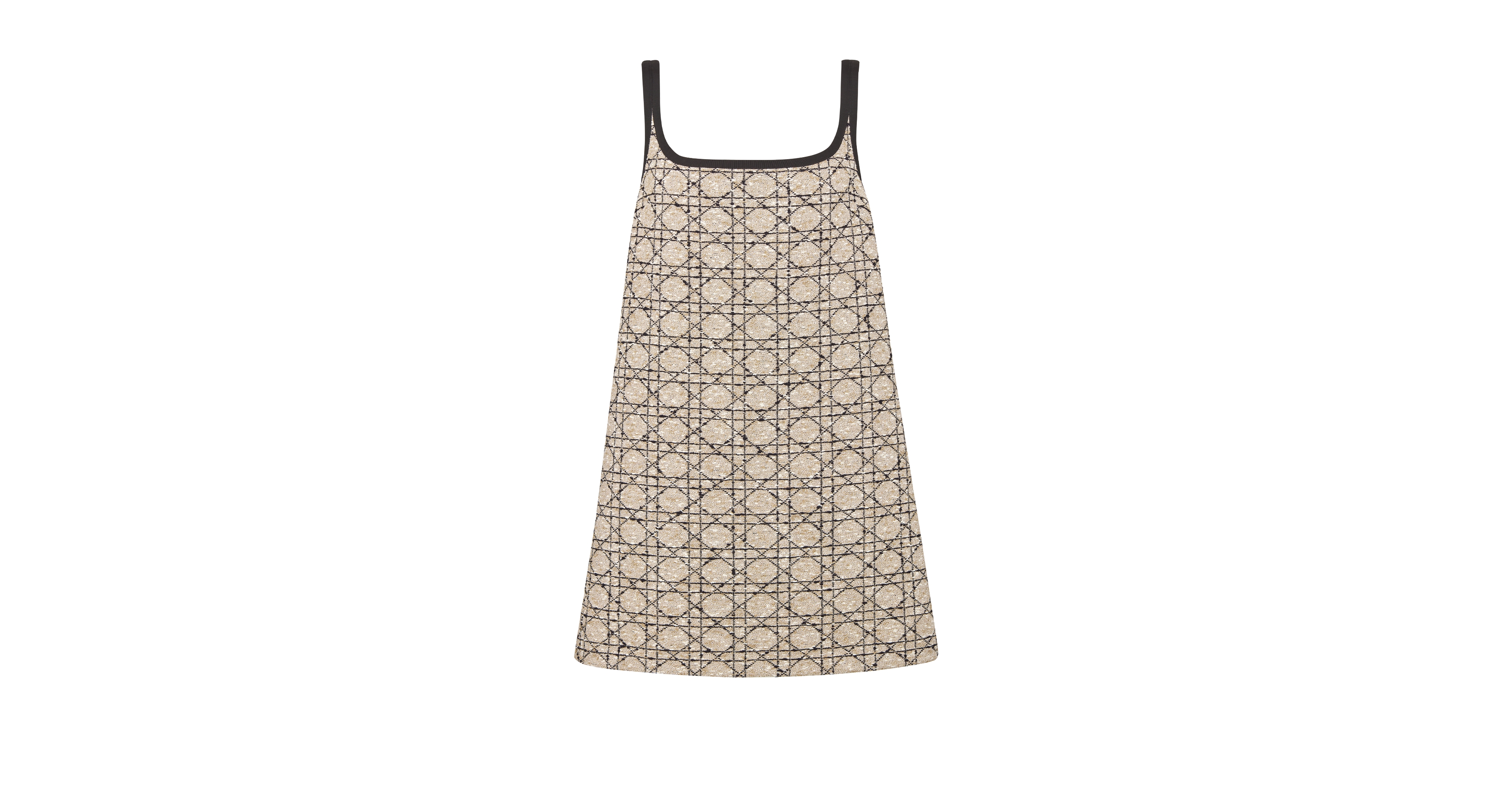 Short Flared Cannage Dress