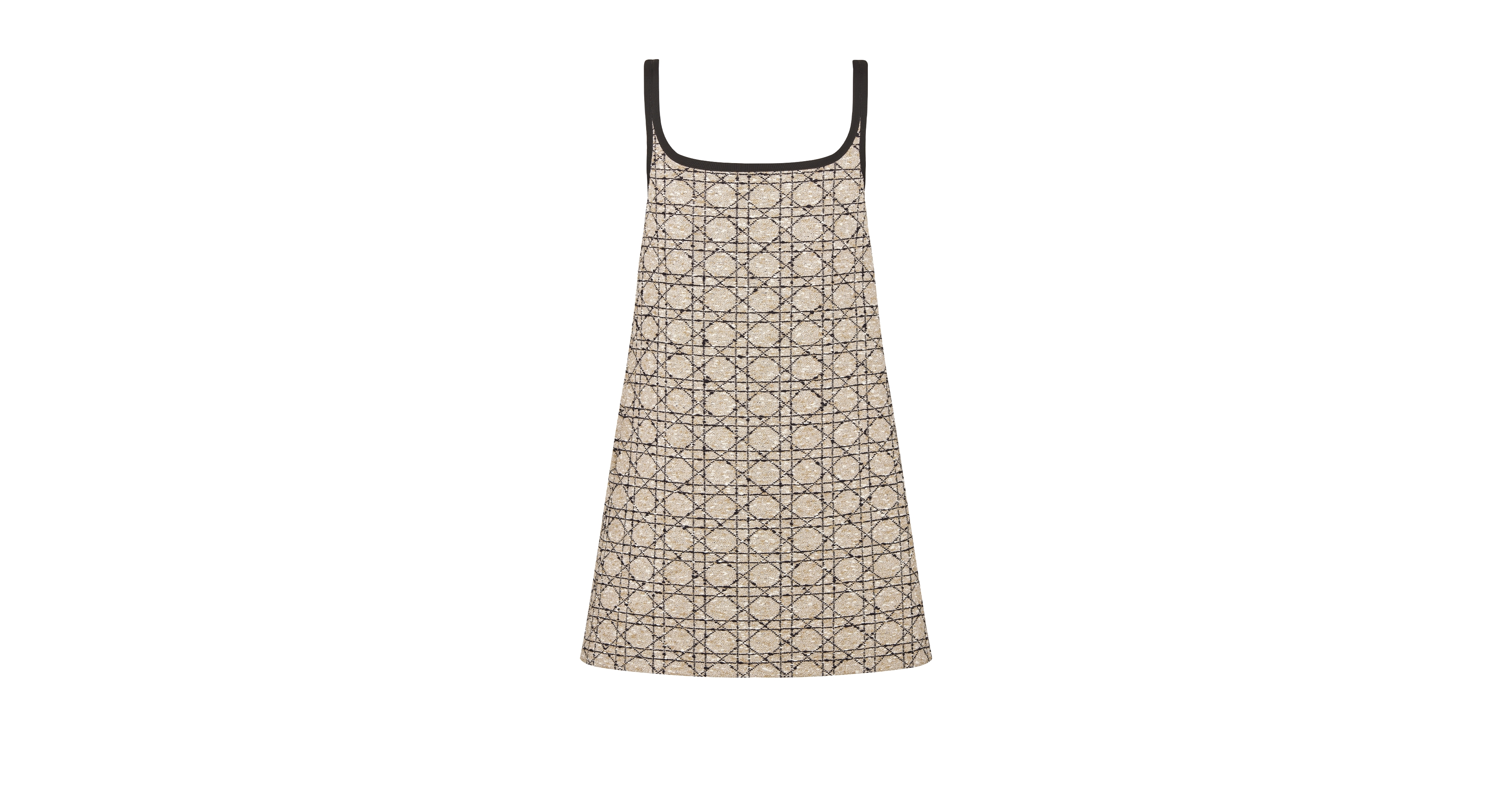 Short Flared Cannage Dress