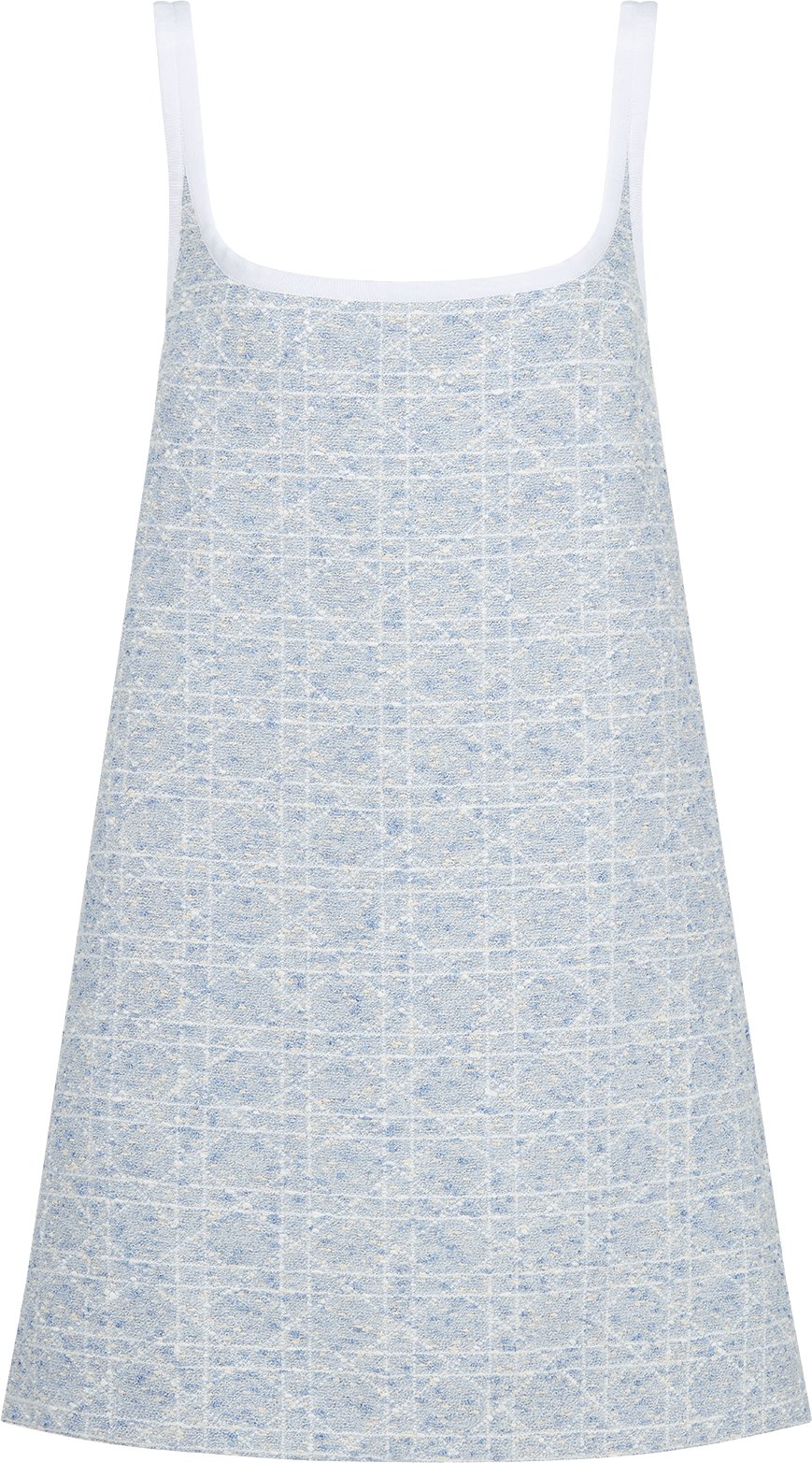 Short Flared Cannage Dress aria_woman_viewcode_e01