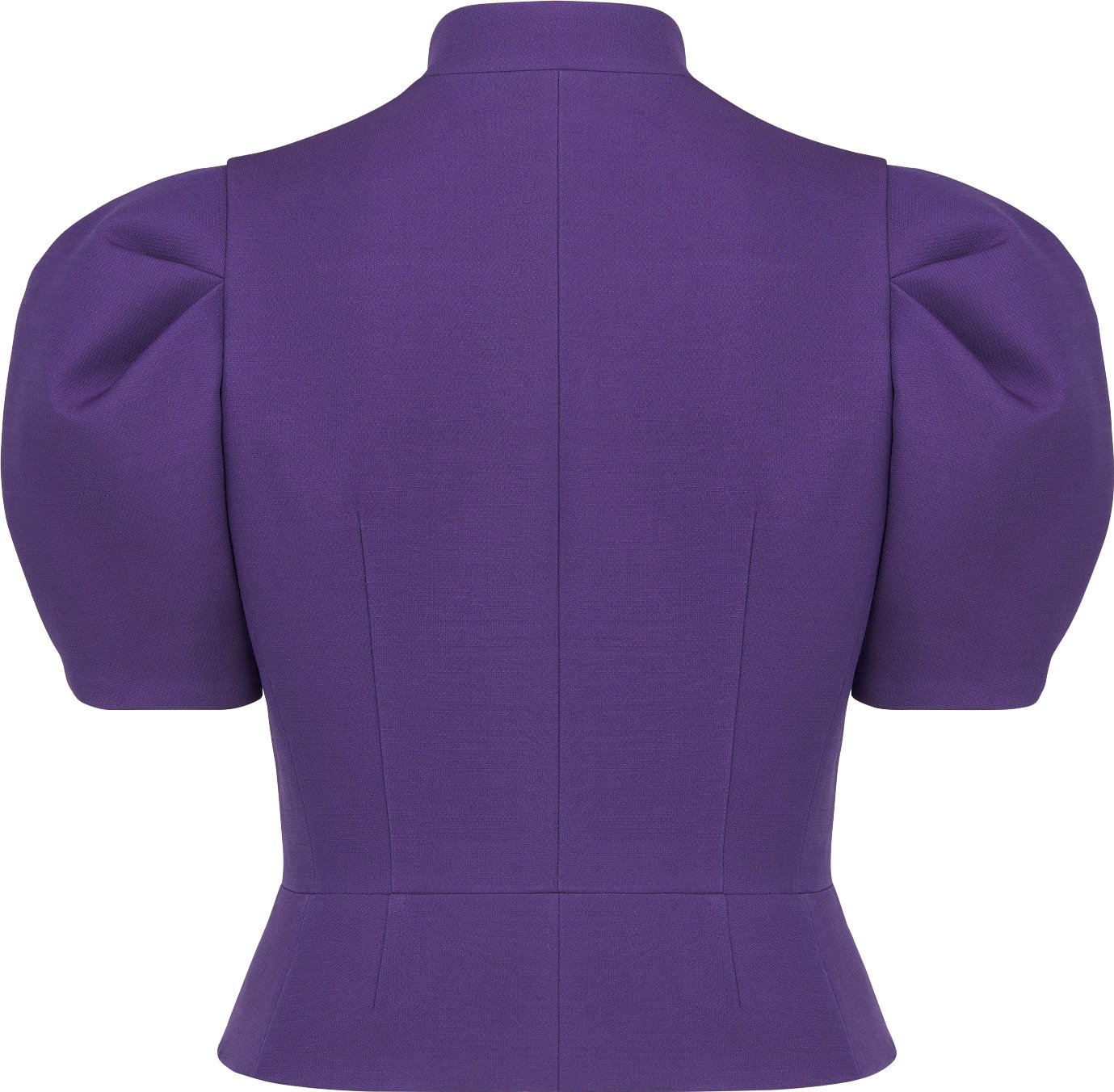 Only Korte top met geschulpte zoom, model 'NISHE' in middengrijs online