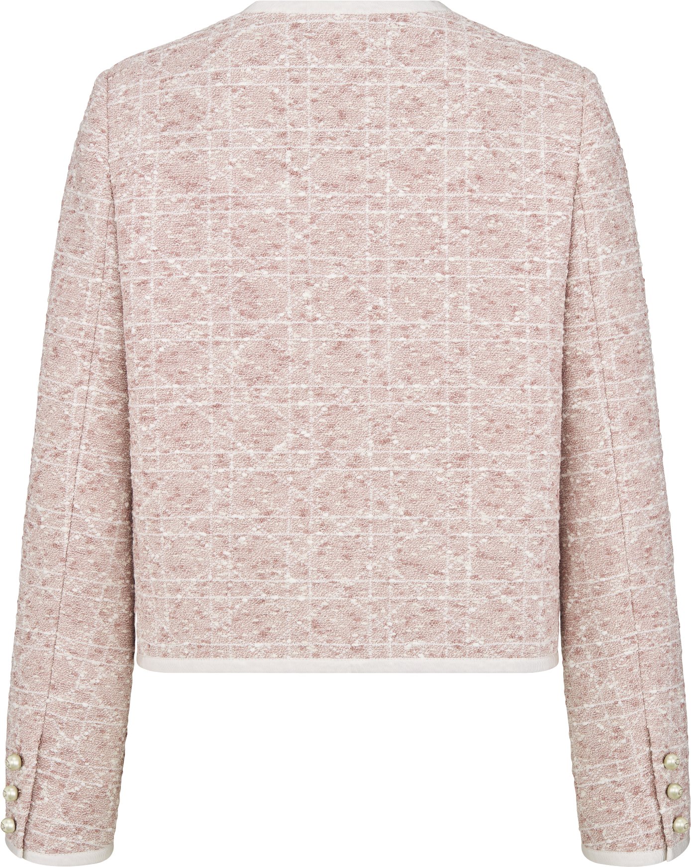 Macrocannage Cropped Jacket Back view