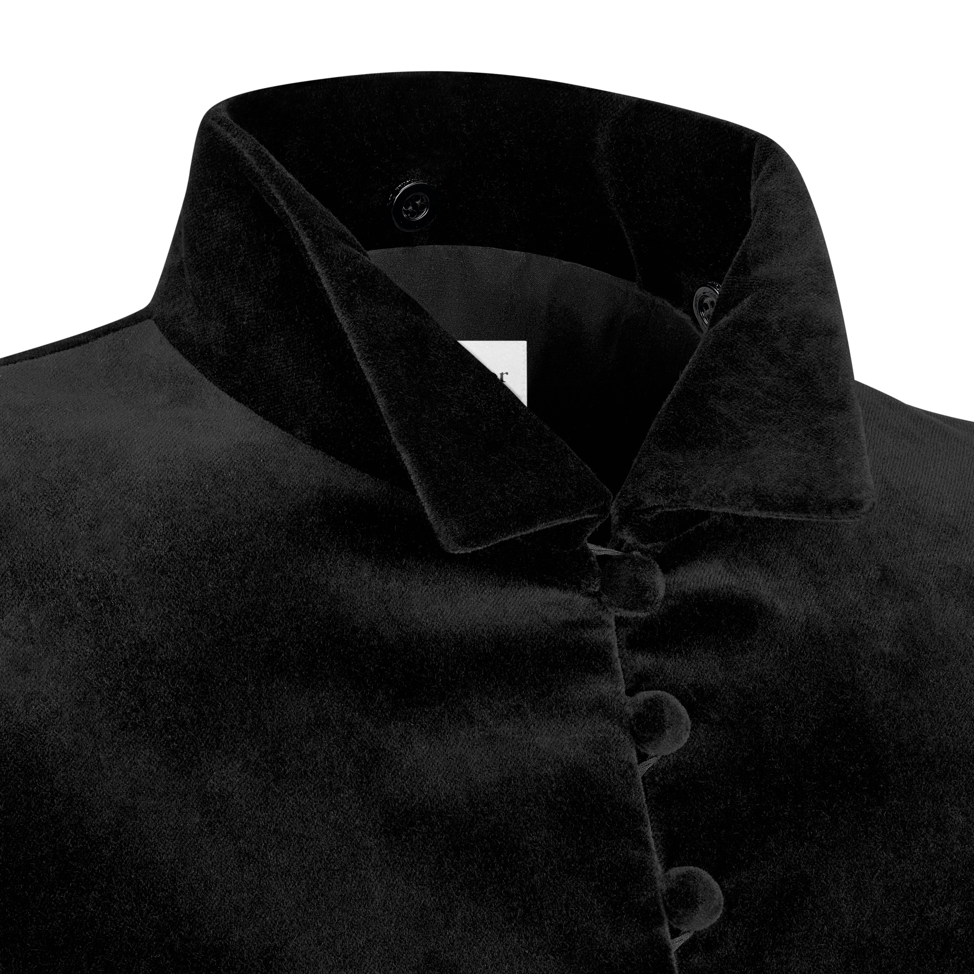 Vestido De Fiesta Midi En Terciopelo Negro