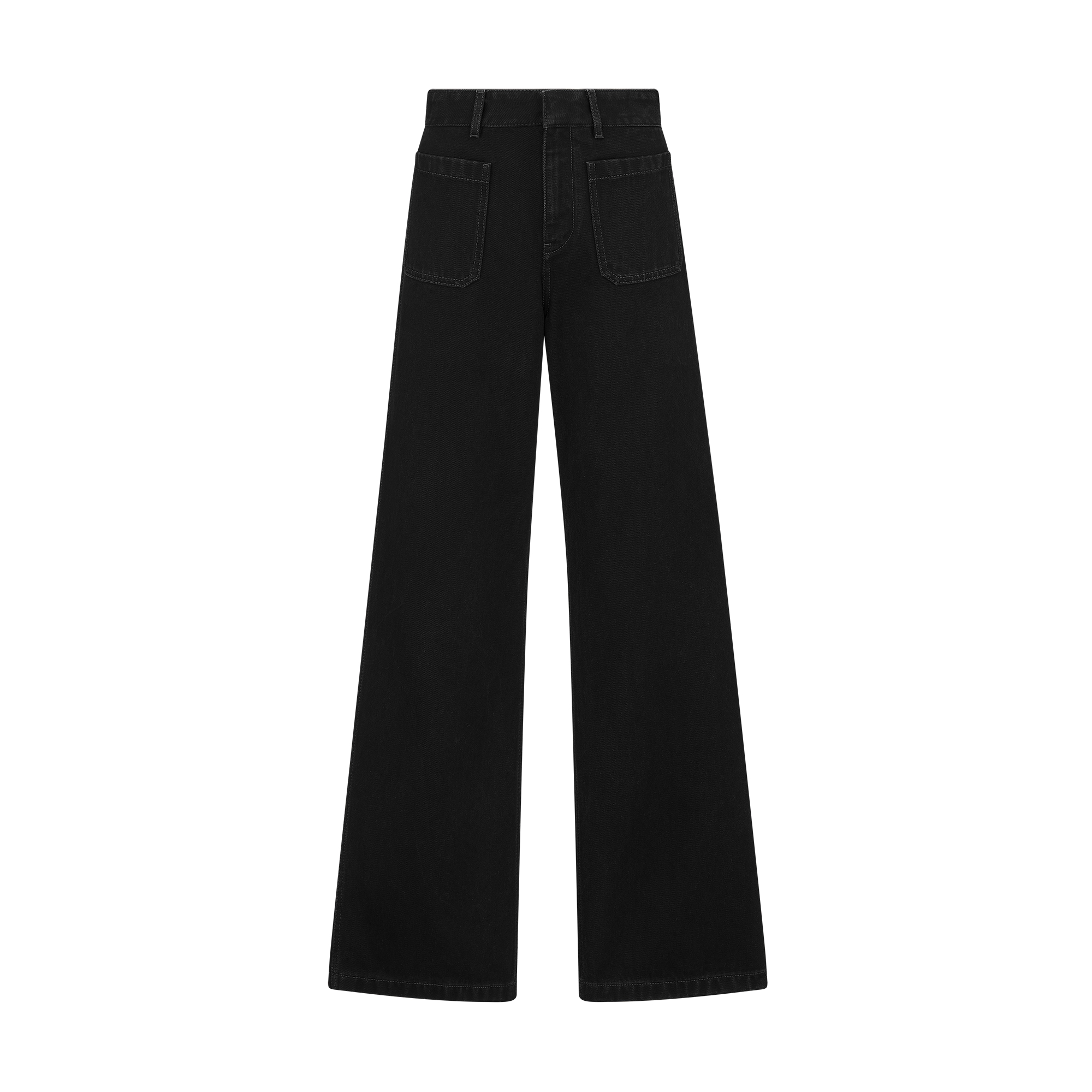 Flared Jeans Black Cotton Denim | DIOR