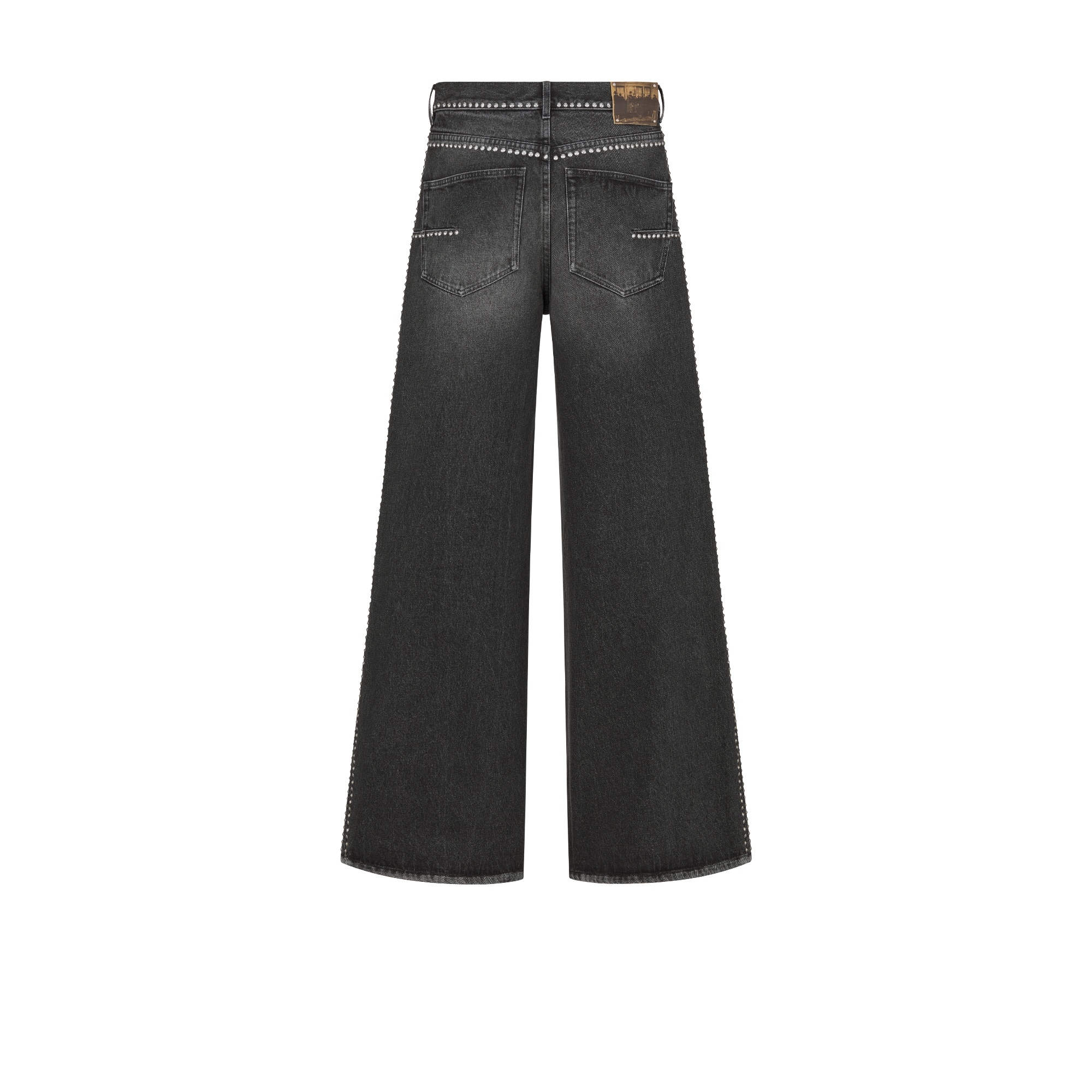 Balenciaga Gonna Denim Svasata Con Strappo | Nero | IT - Foto 3