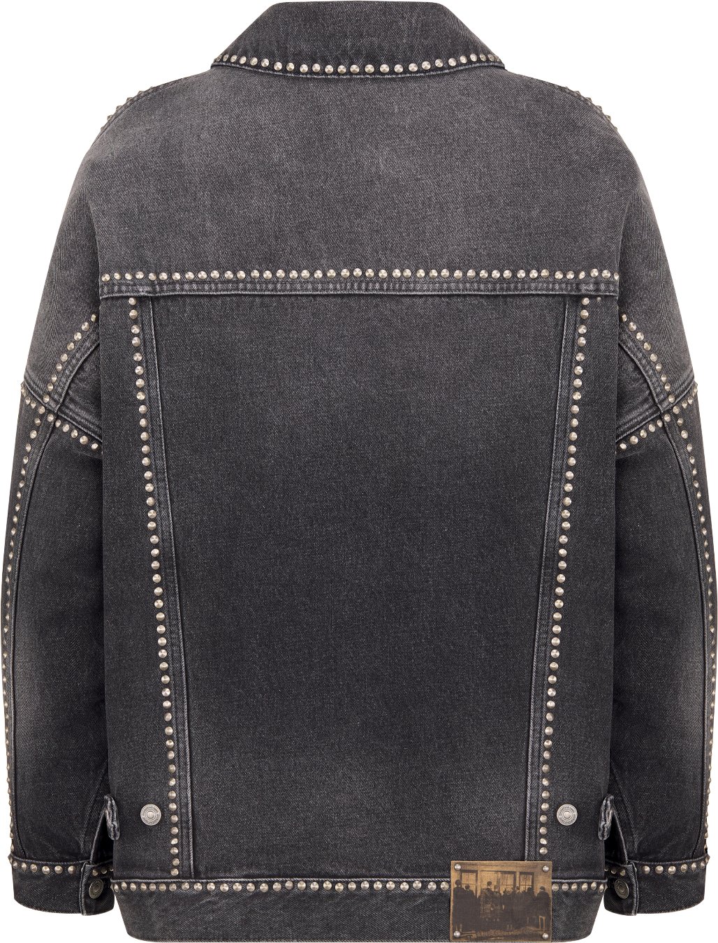 Oversized Studded Jacket Back view