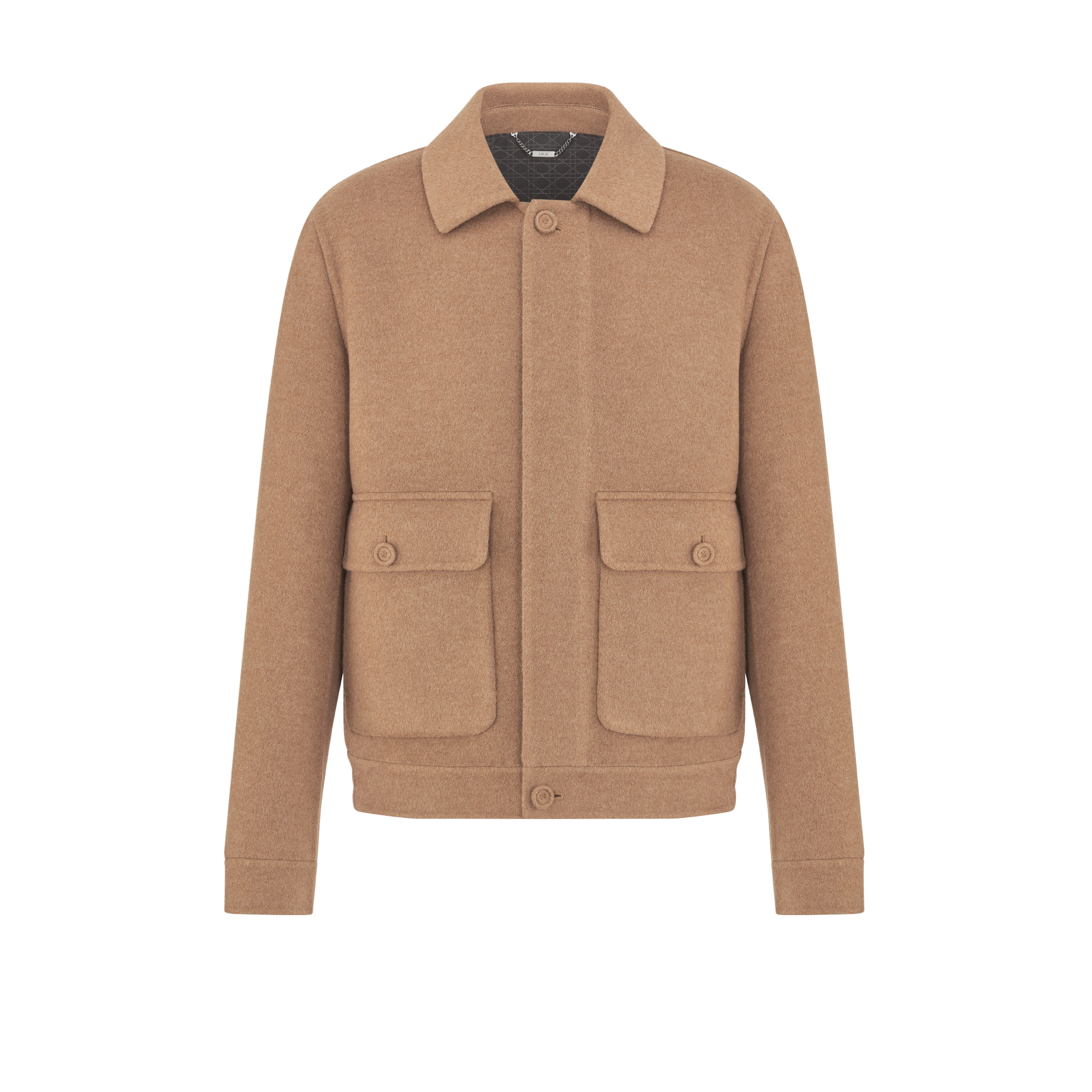 Dior Icons Jacket Gray Double-Sided Virgin Wool and Cashmere | DIOR