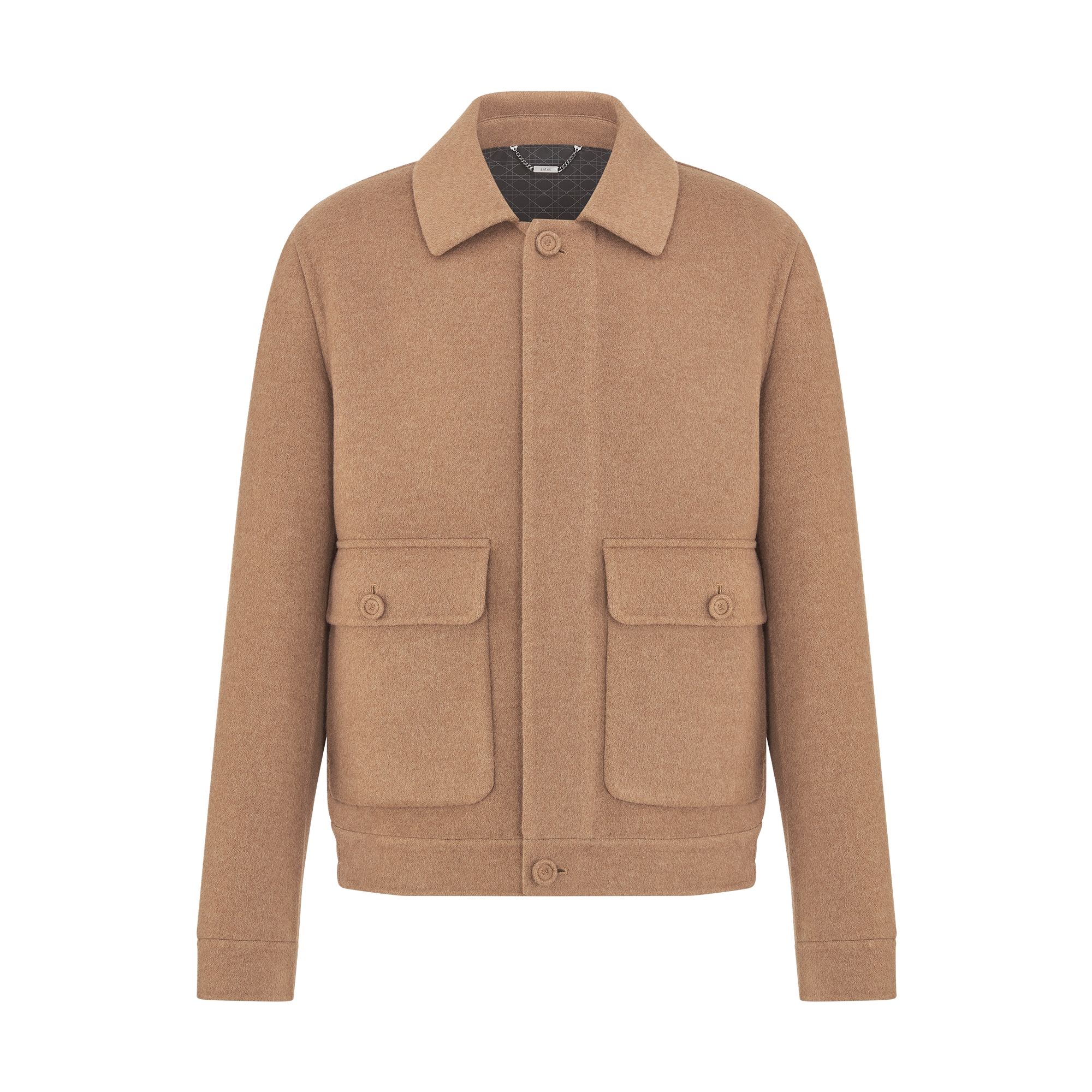  Beige Double-Sided Virgin Wool and Cashmere