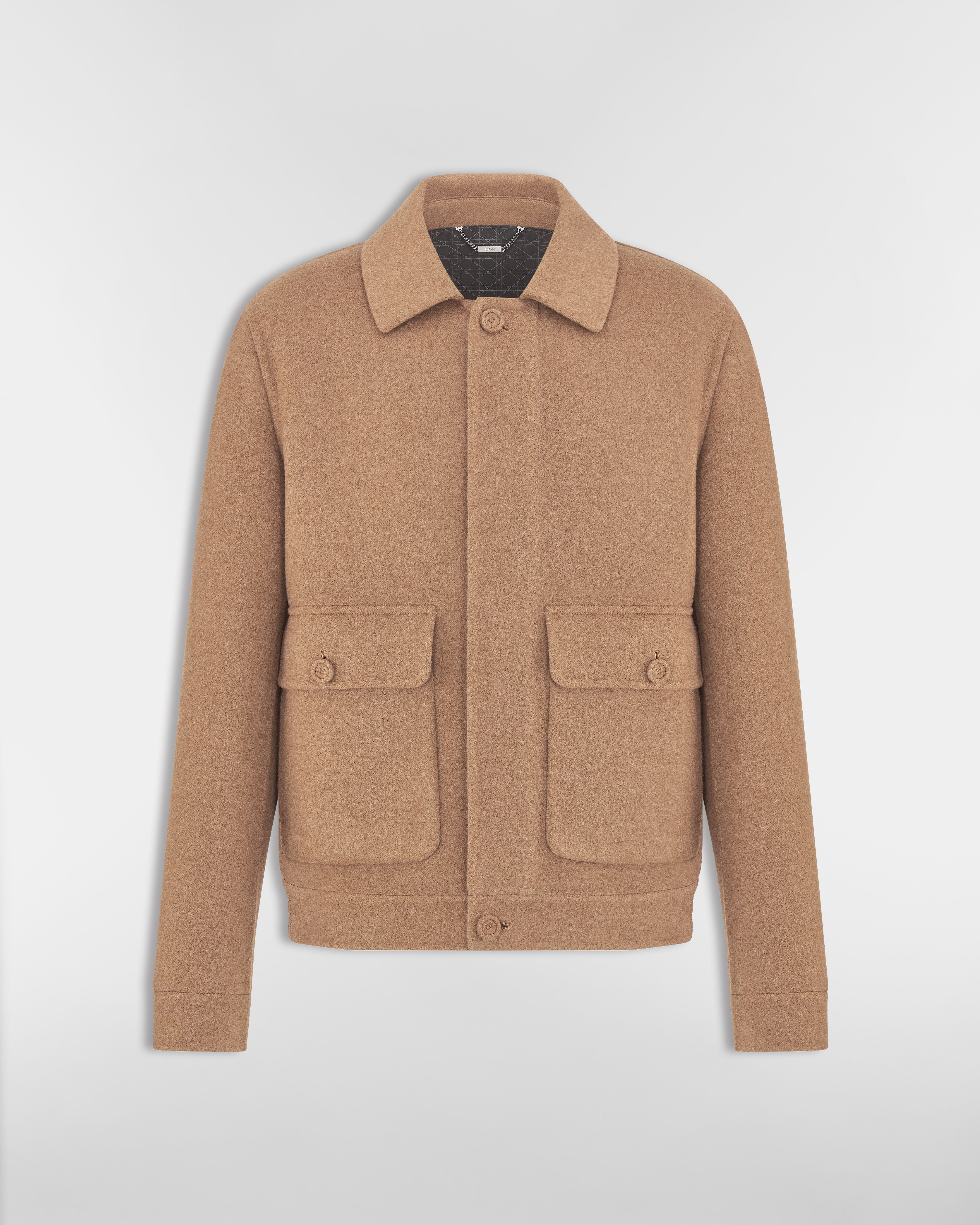 Dior Icons Jacket Beige Double-Sided Virgin Wool and Cashmere E01