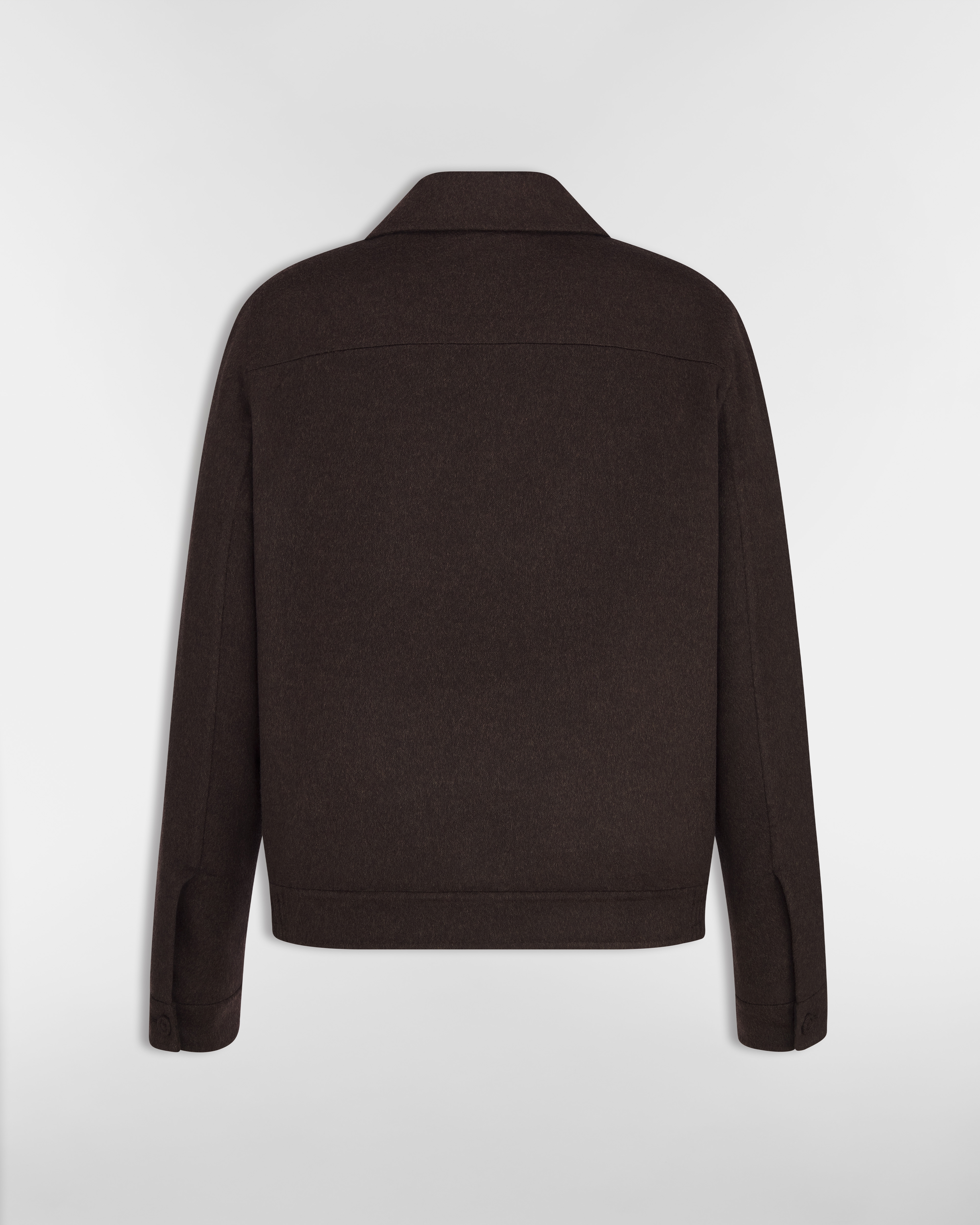 Dior Icons Jacket Brown Double-Sided Virgin Wool and Cashmere E08