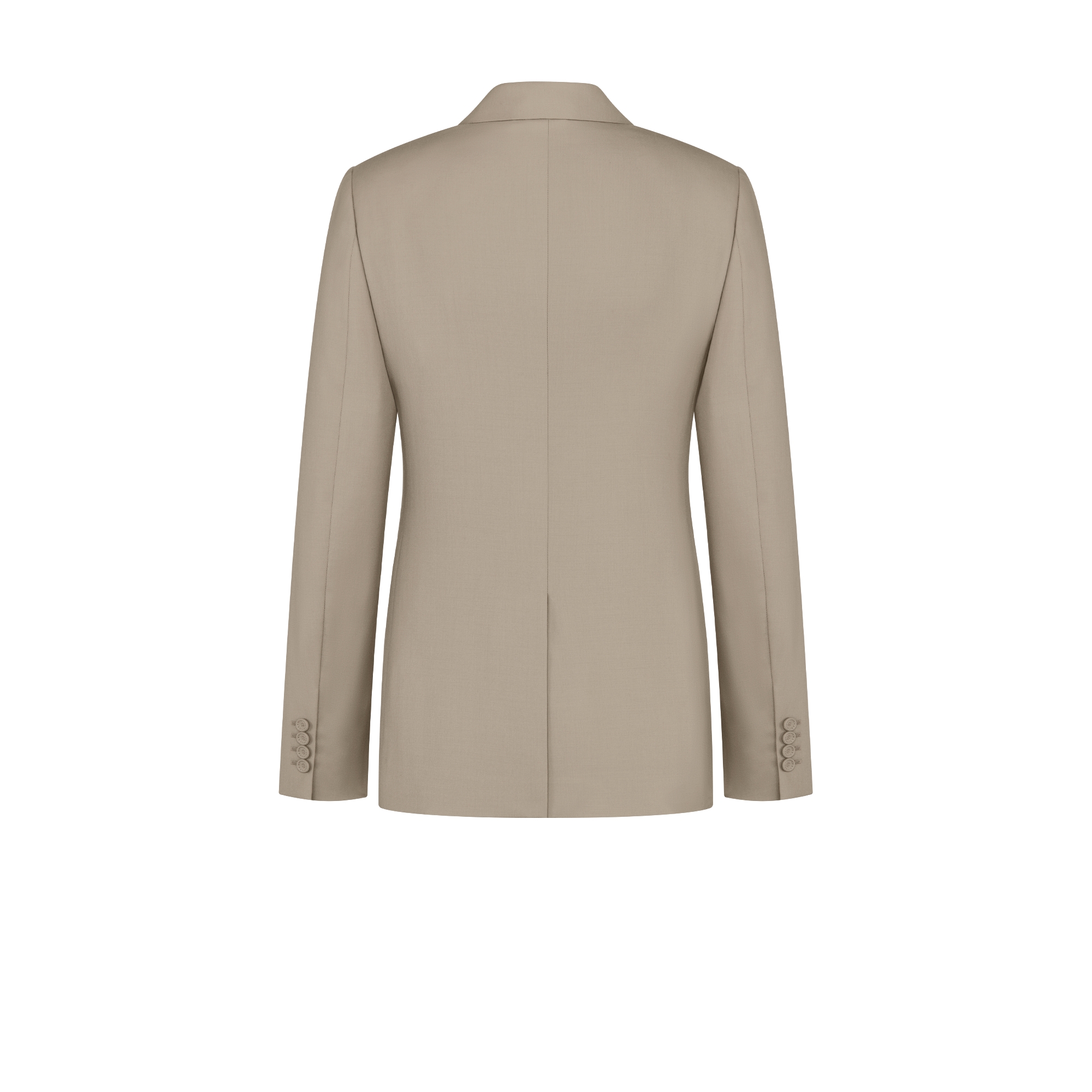 Dior Icons Oblique Jacket Beige Wool and Cashmere Twill E08