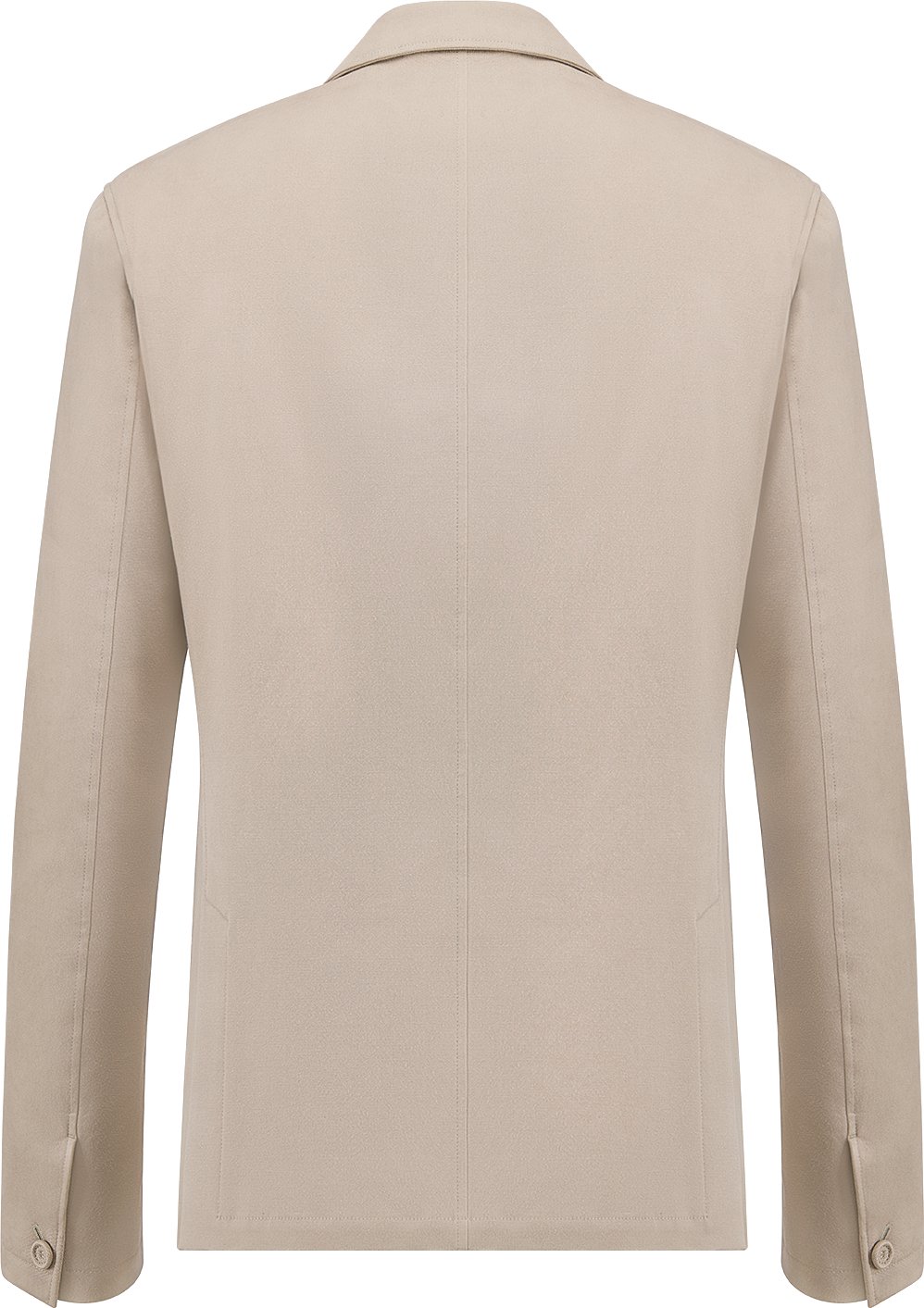 Oblique Jacket with Buttoned Strap and CD Icon Embroidery Back view