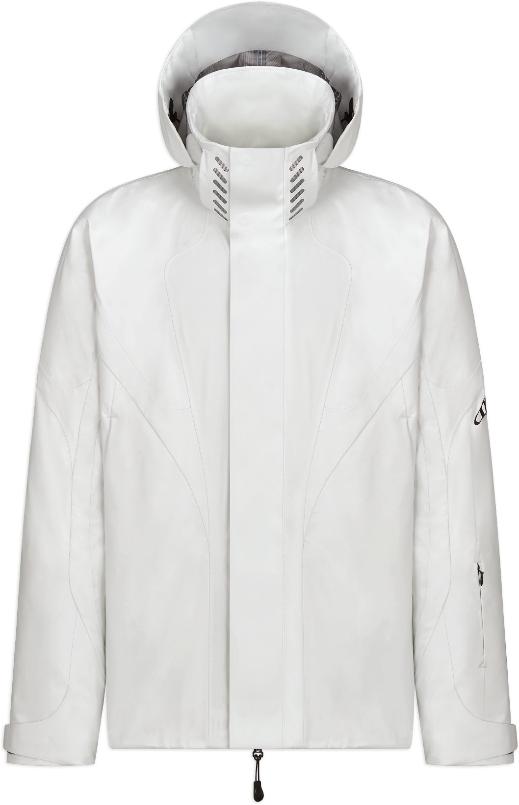 DIOR AND DESCENTE AND LEWIS HAMILTON Ski Parka White Technical Taffeta DIOR