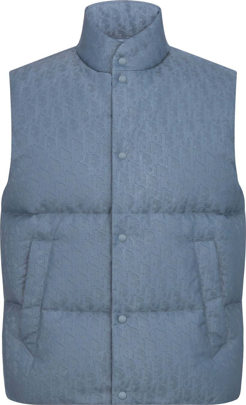 Dior Oblique Lightweight Puffer Vest Front view