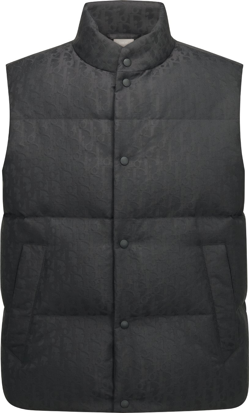 Dior Oblique Lightweight Puffer Vest Front view
