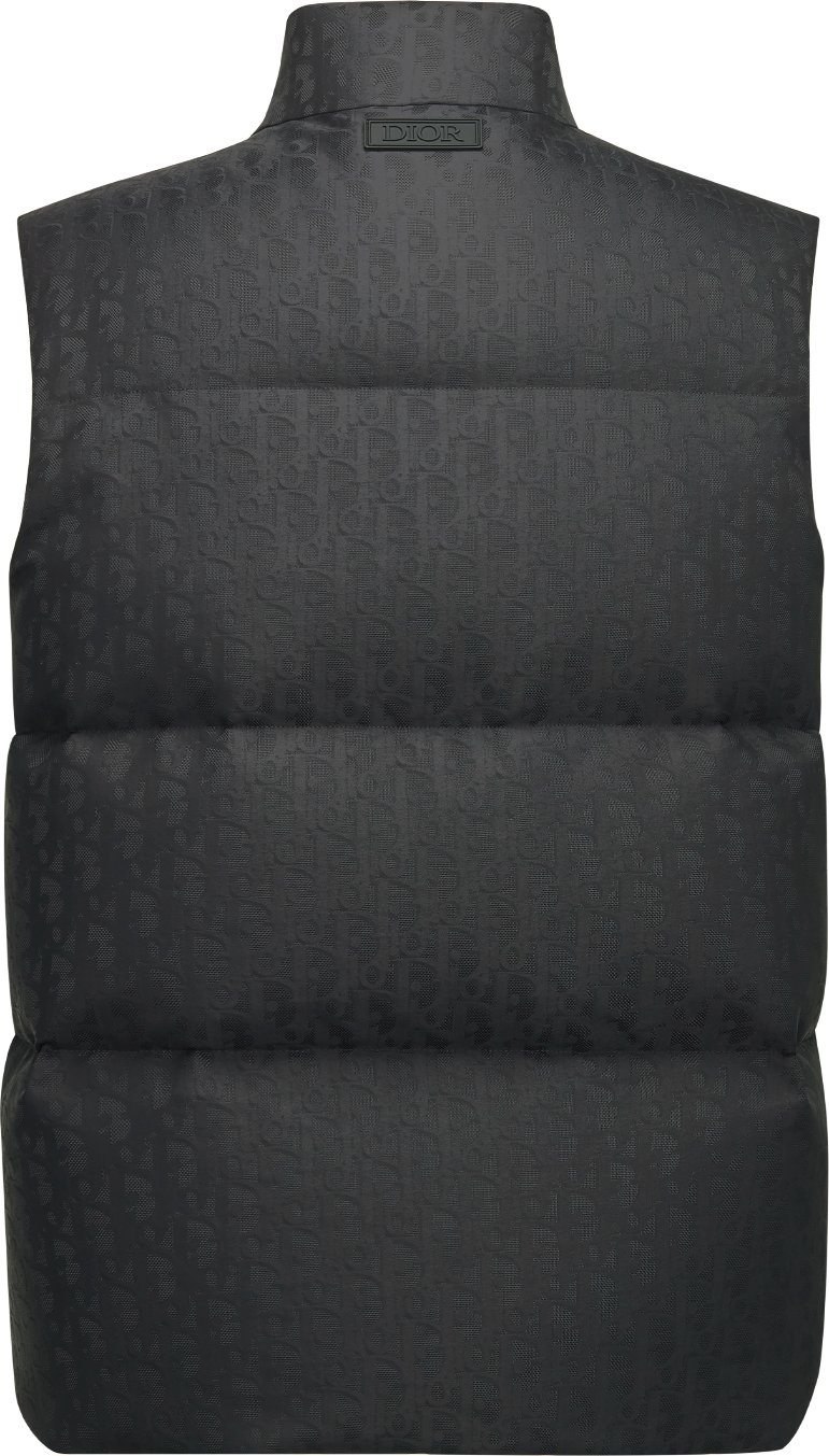 Dior Oblique Lightweight Puffer Vest Back view