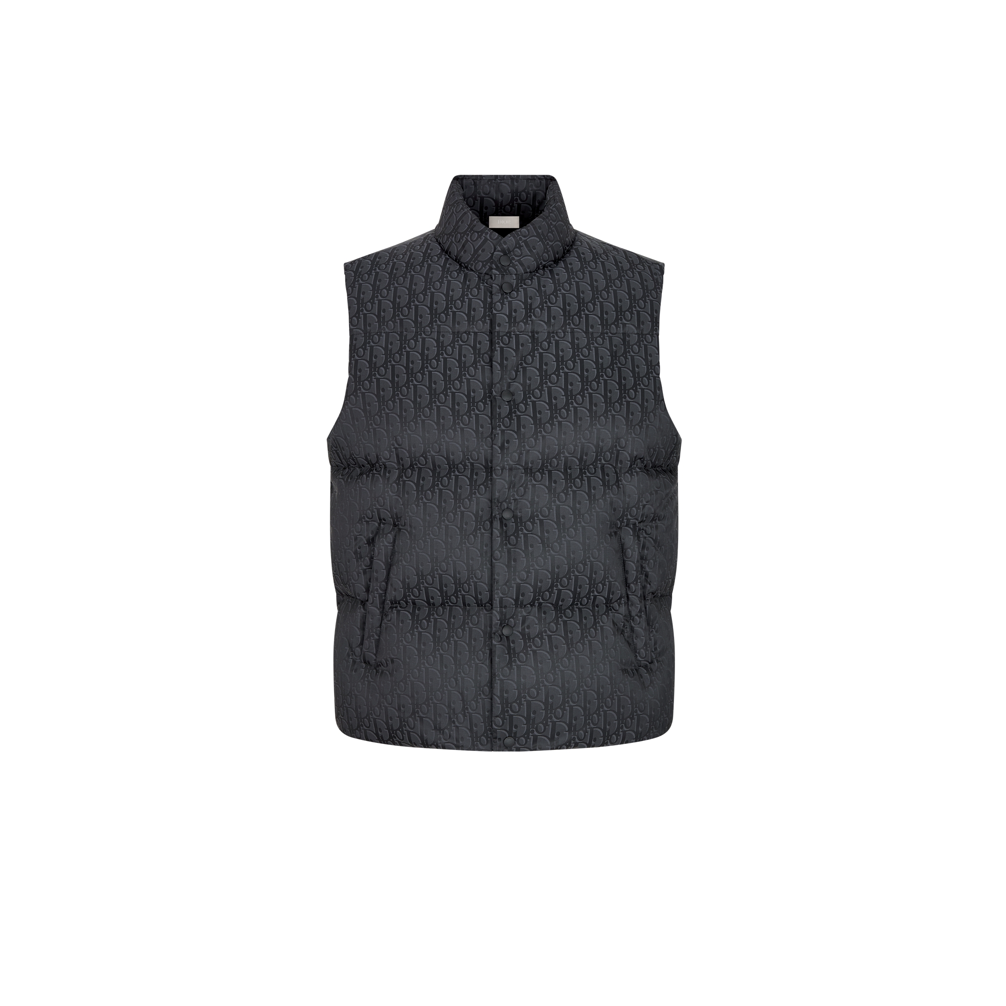Dior Oblique Down Vest Black Cotton-Blend Jacquard | DIOR US