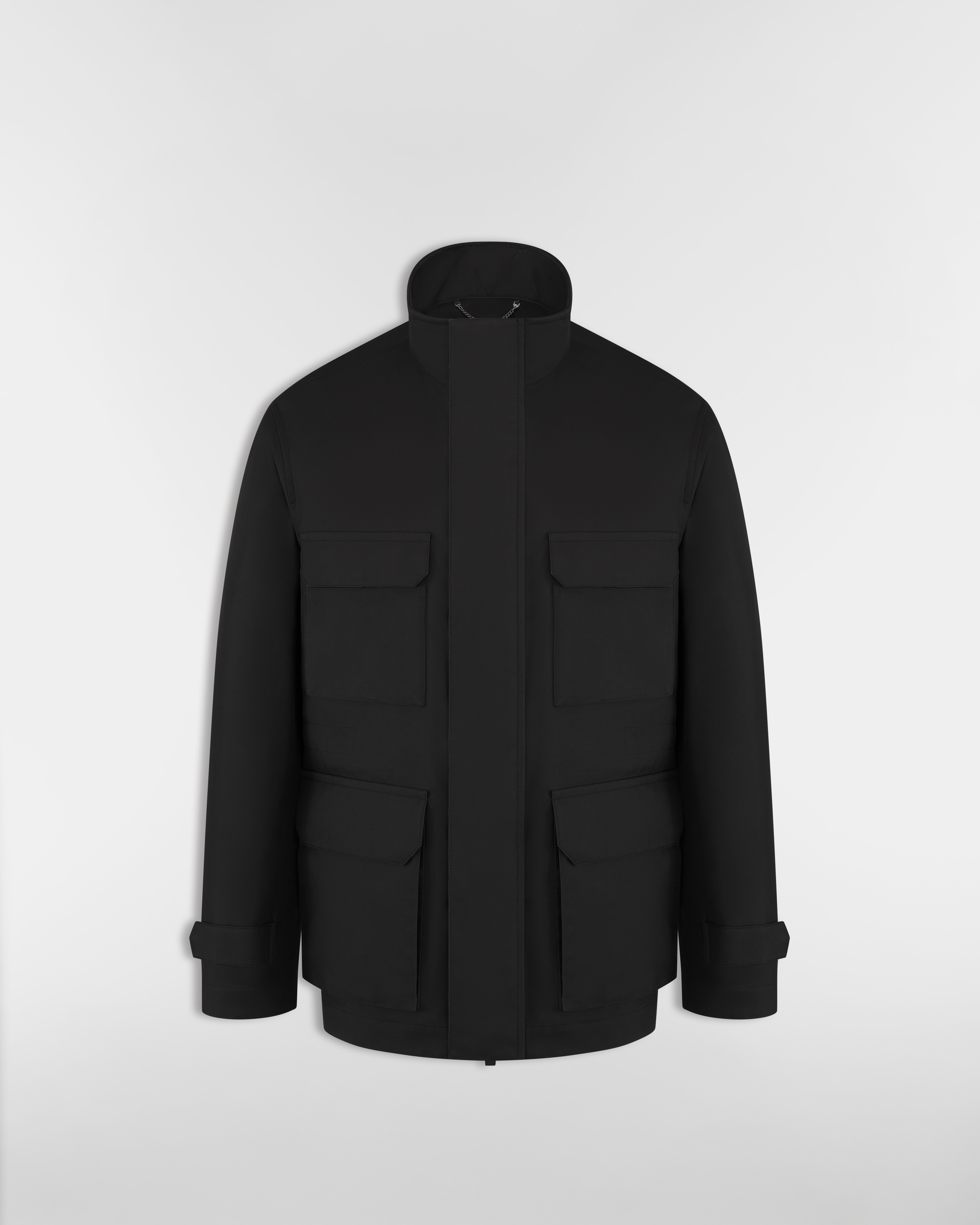Dior Icons Safari Jacket Black Silk and Cotton Twill E01