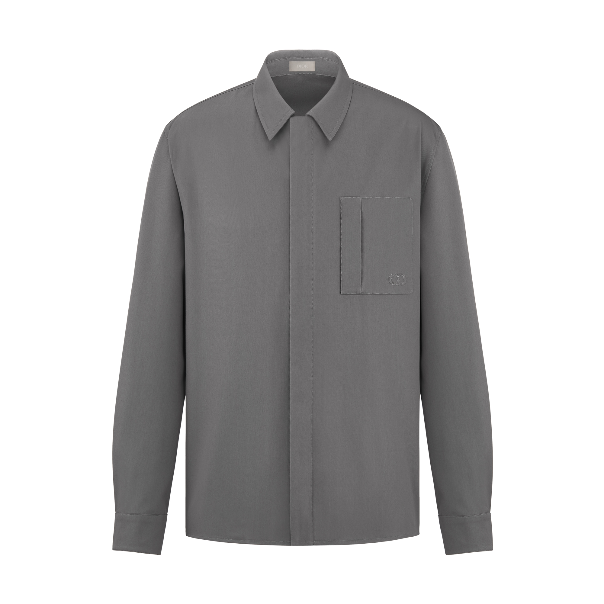  Gray Cotton Gabardine