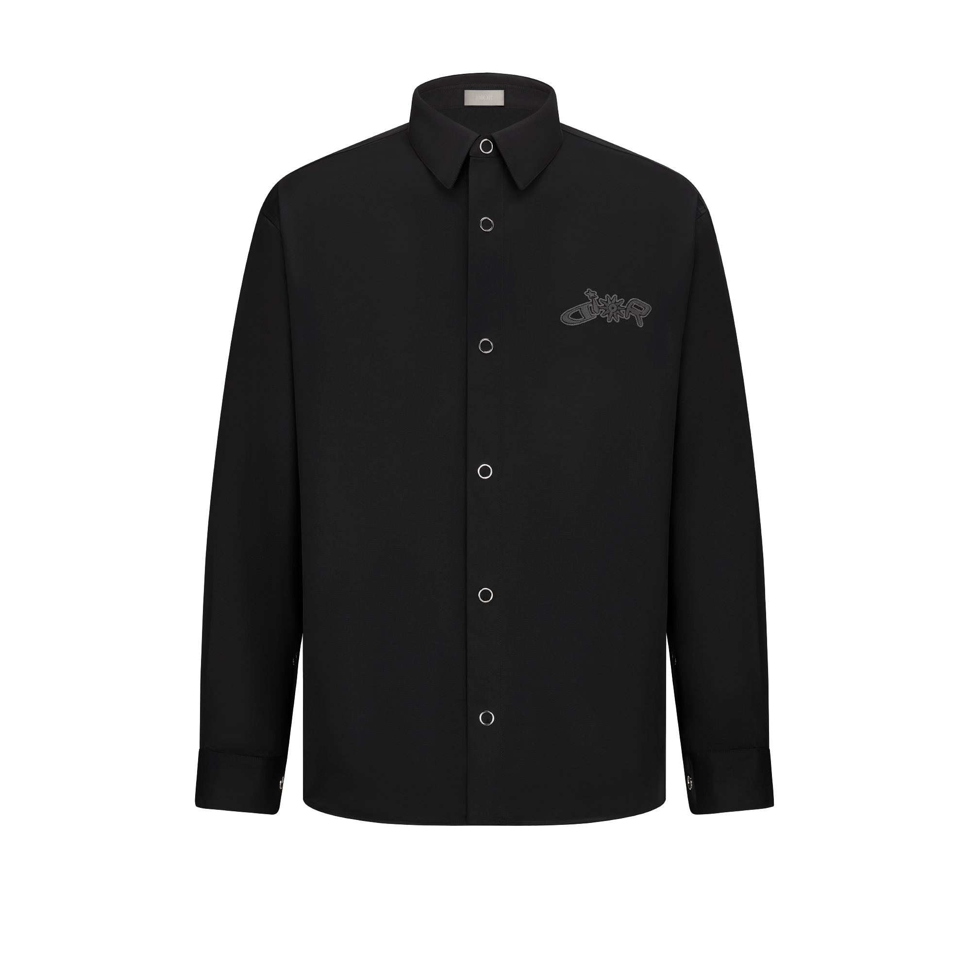 極上美品】Christian Dior CDロゴスウェットシャツブラック