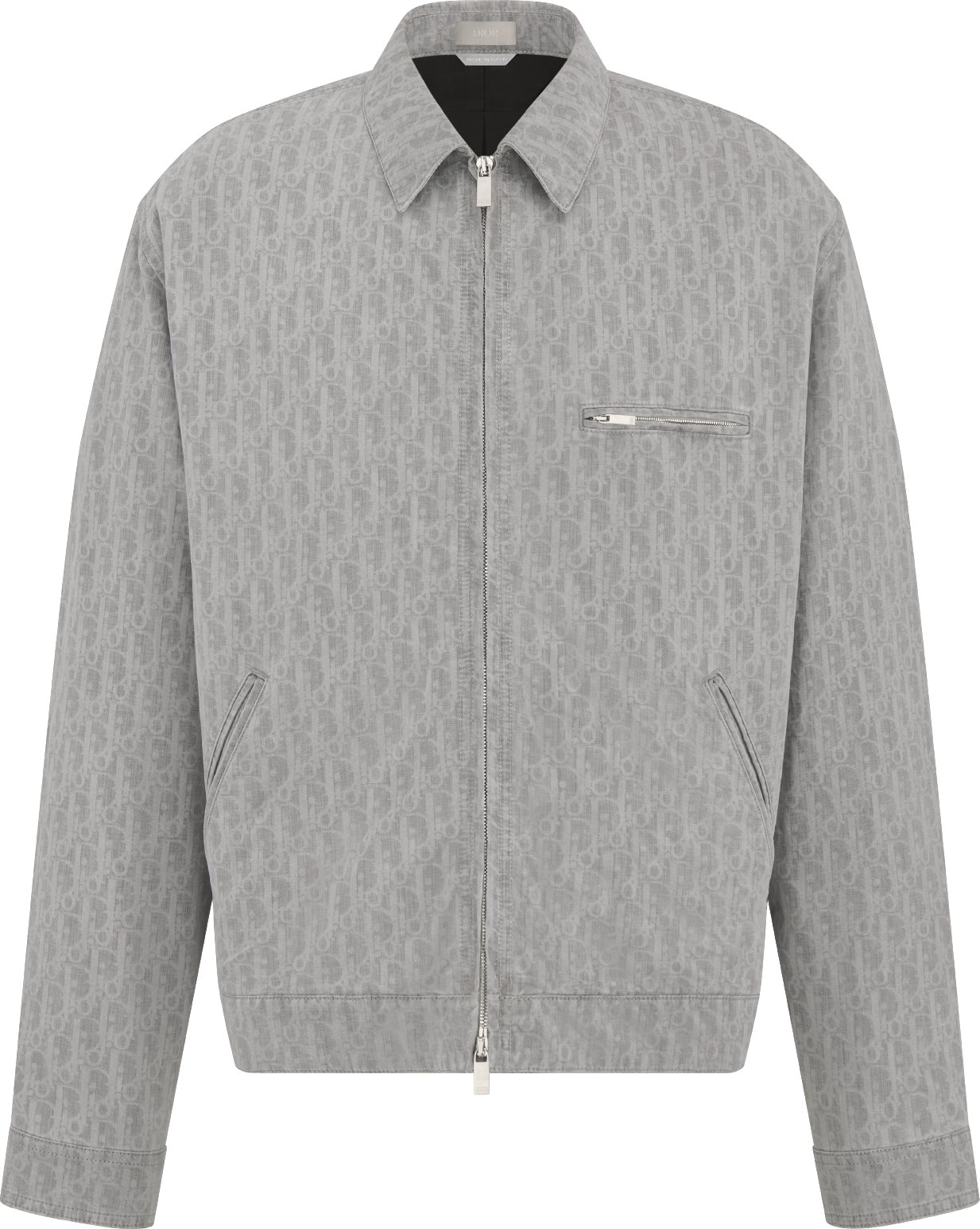 Dior Oblique Zipped Blouson Jacket Front view